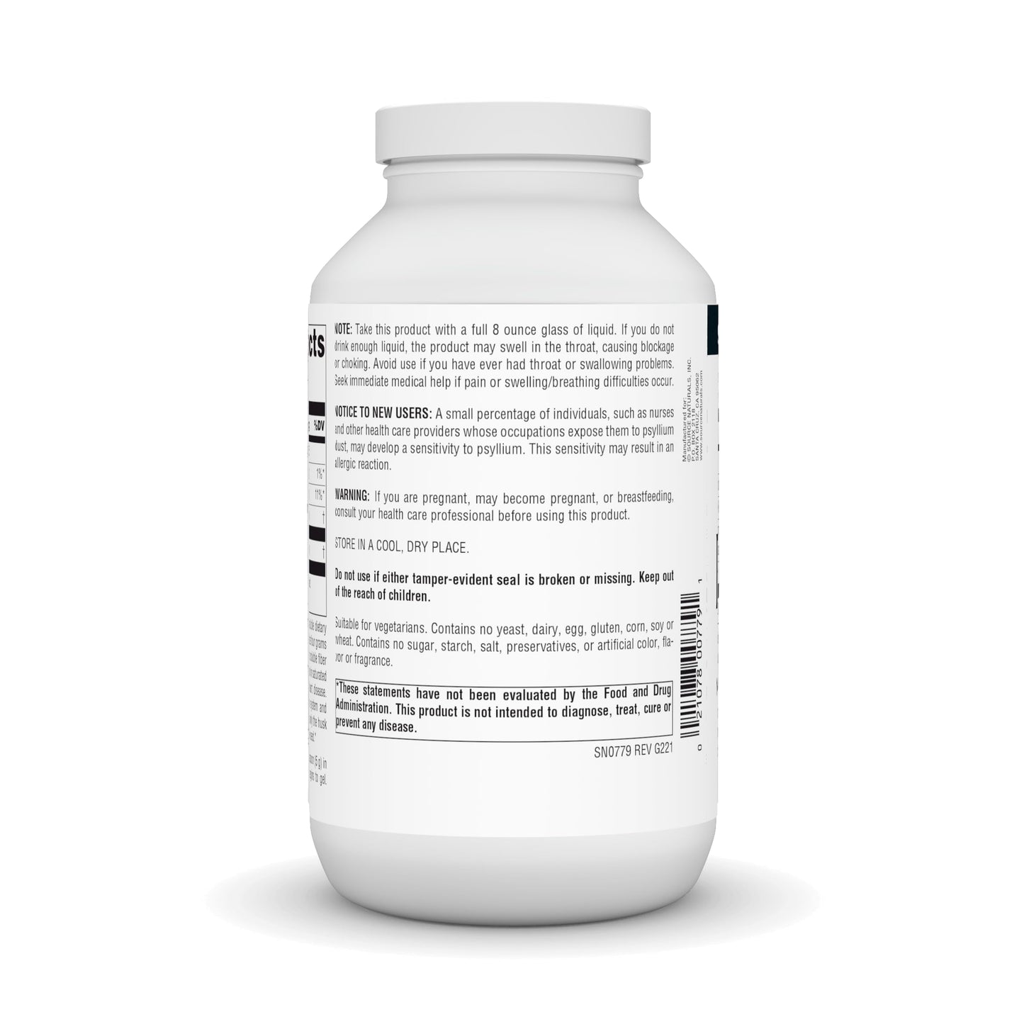 Source Naturals Psyllium Husk Powder, 12 oz