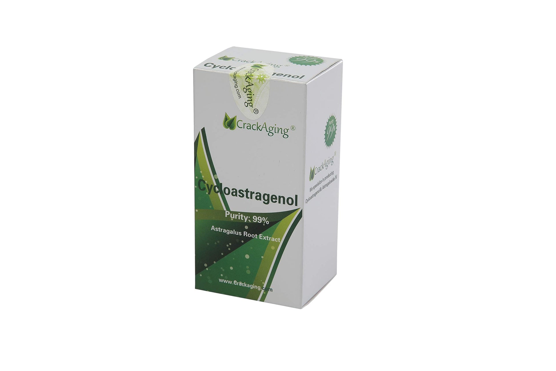 Crackaging Super-Absorption Cycloastragenol 98% 5mg Capsule, 120 Capsules