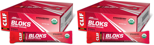 CLIF Bar BLOKS Strawberry Energy Chews, 36 Chews