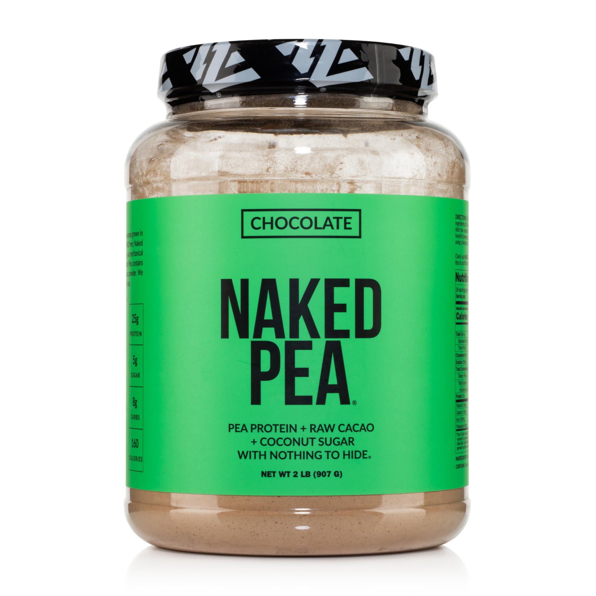NAKED Chocolate Pea Protein Isolate Powder, 2 lb, 32 Servings
