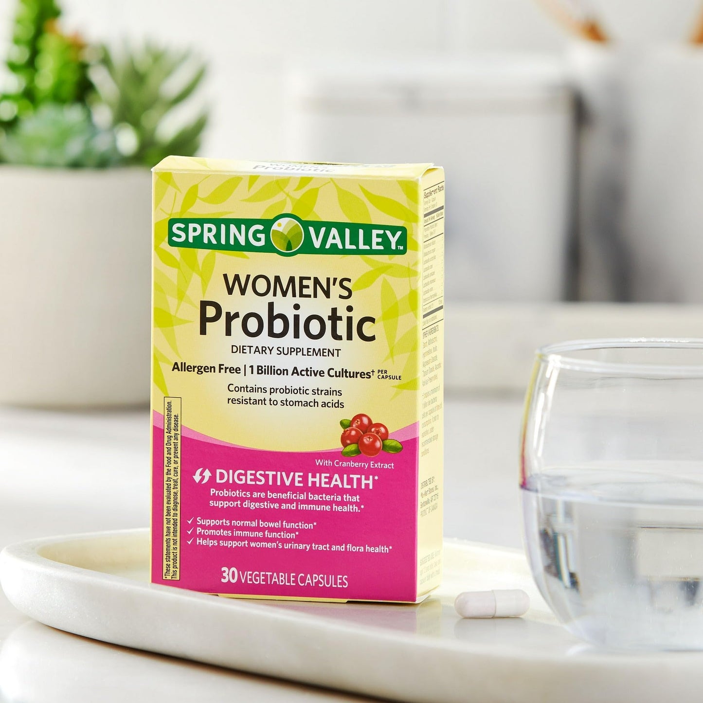 BASKETGOODS Probiotics for Women 30 Capsules