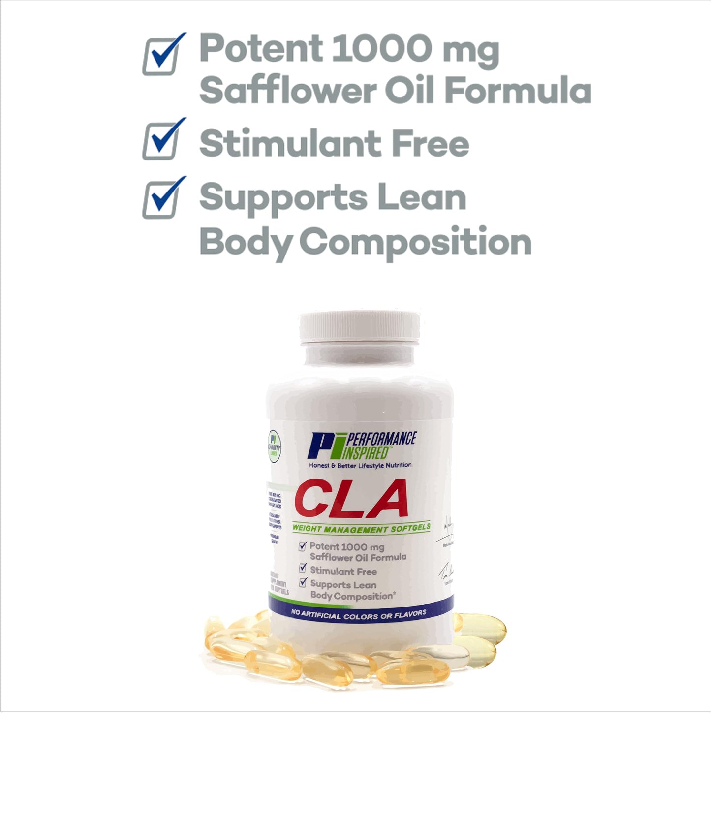 Performance Inspired CLA Softgels 120 Count