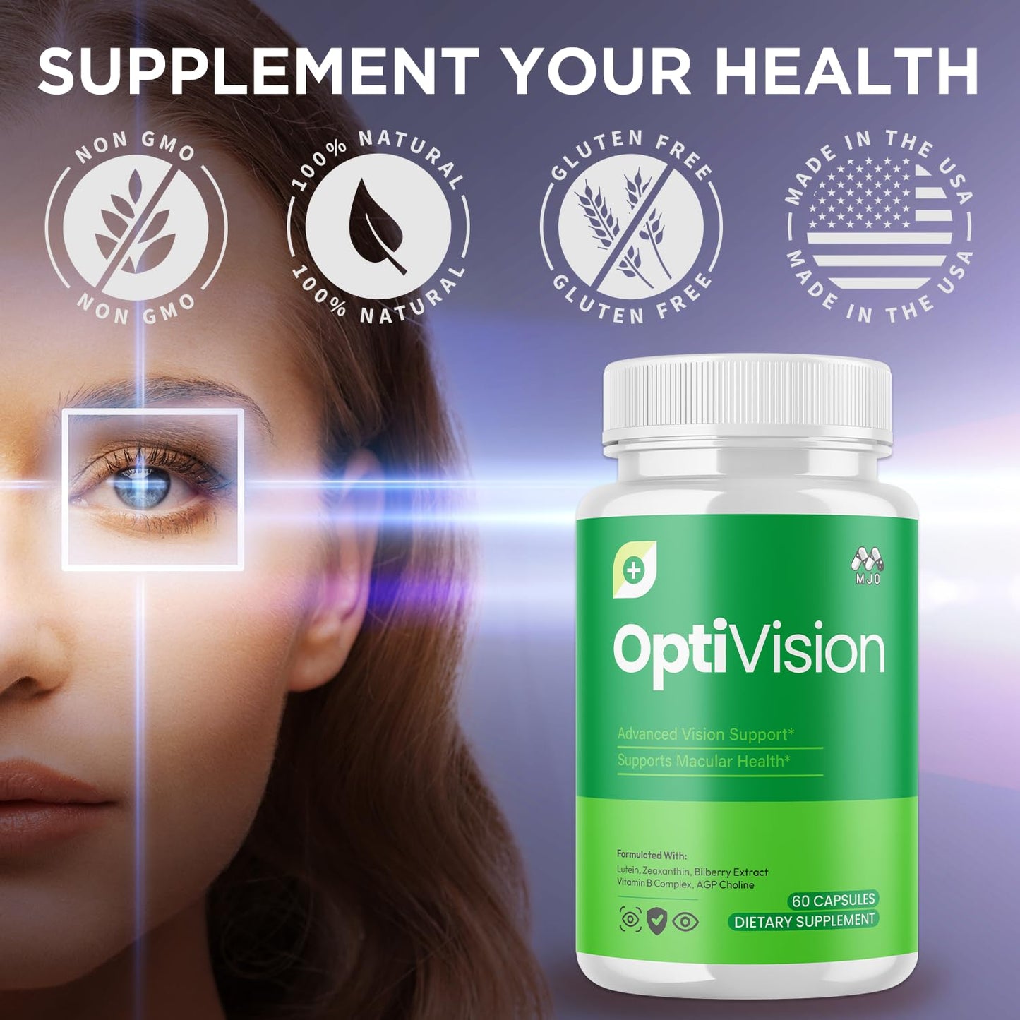 MJO Optivision 60 Capsules
