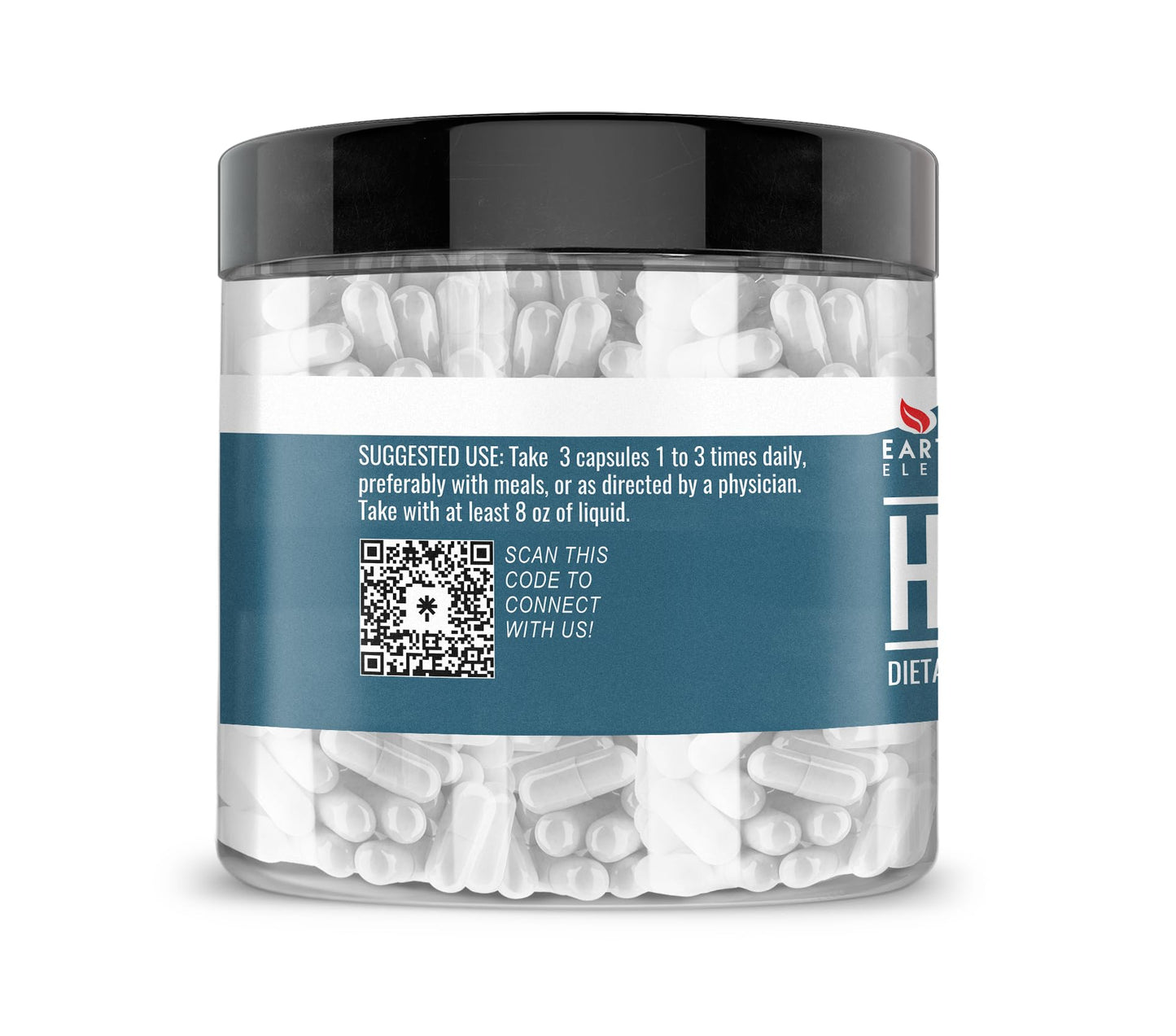 Earthborn Elements HMB Powder Capsules 200 Capsules