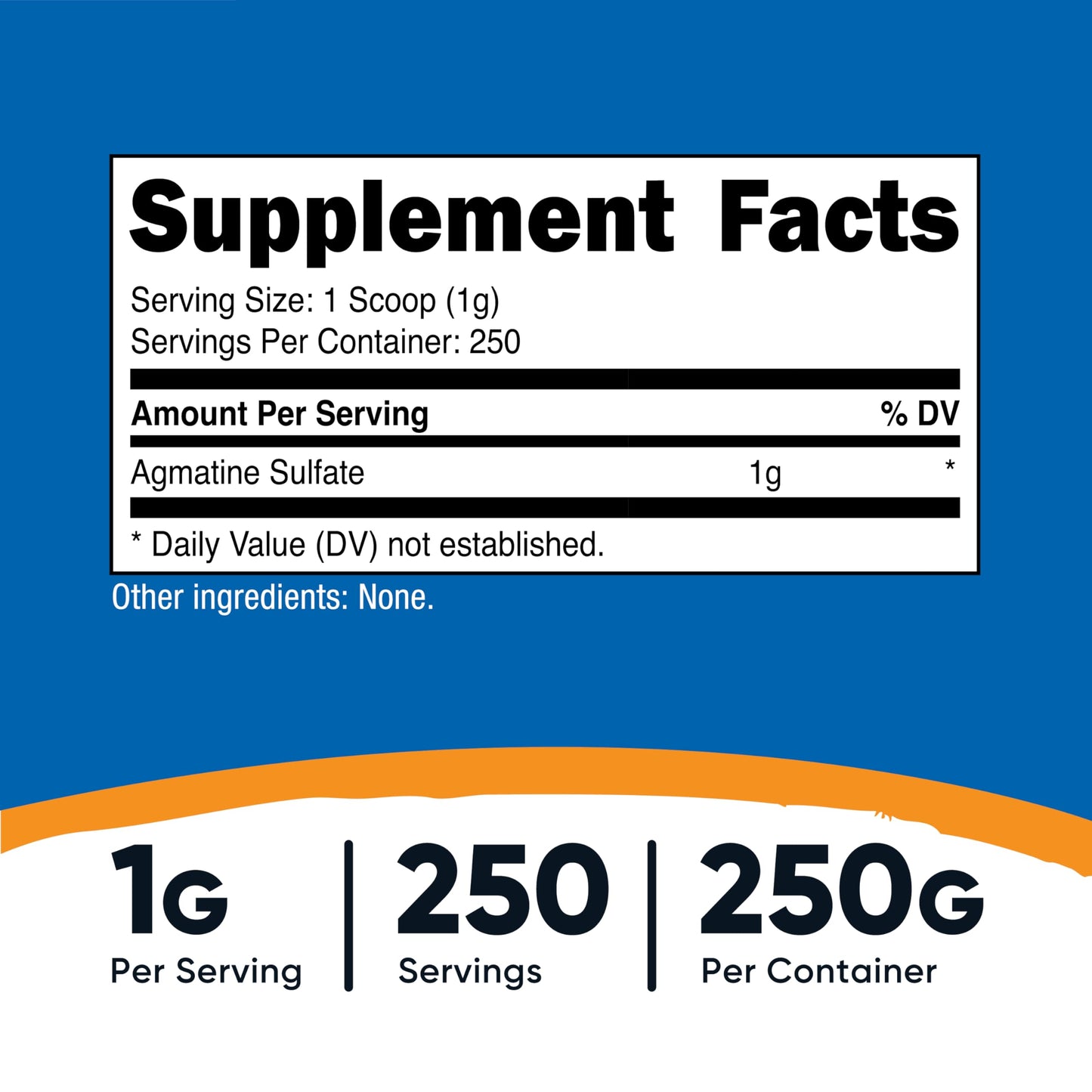 Nutricost Pure Agmatine Sulfate Powder 8.9 Ounce