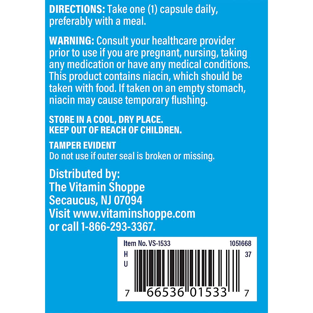 The Vitamin Shoppe Niacinamide 500 mg Capsule, 300 Count