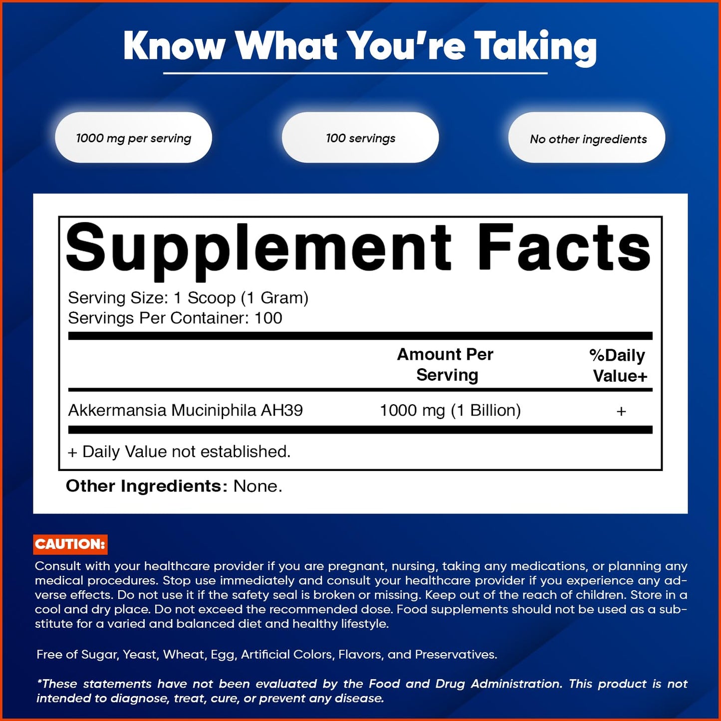 Vitamatic Akkermansia Muciniphila Gut Health Powder 3.5 Ounce
