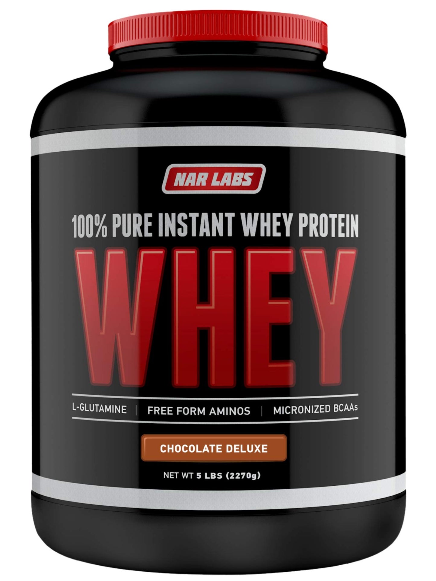 NAR LABS Pure Instant Whey Protein Powder, 5 lb, 80 Servings