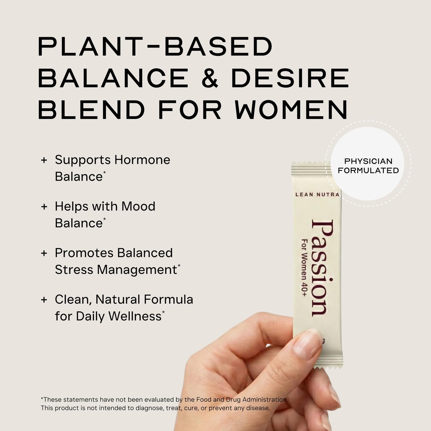 Lean Nutra Passion Balance & Desire Blend for Women 40+ Powder 30