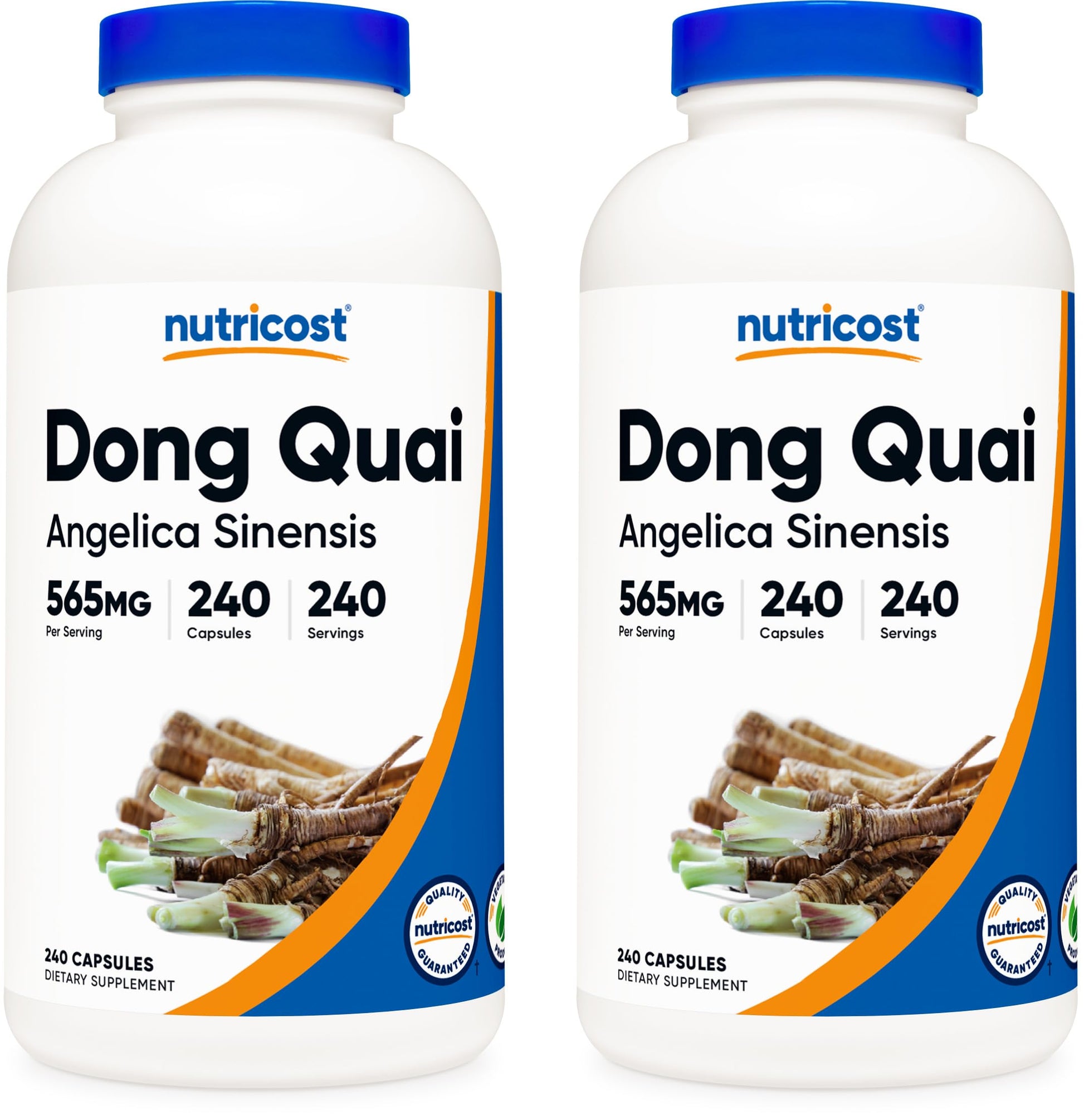 Nutricost Dong Quai 565mg Capsules, Pack of 2 Bottles
