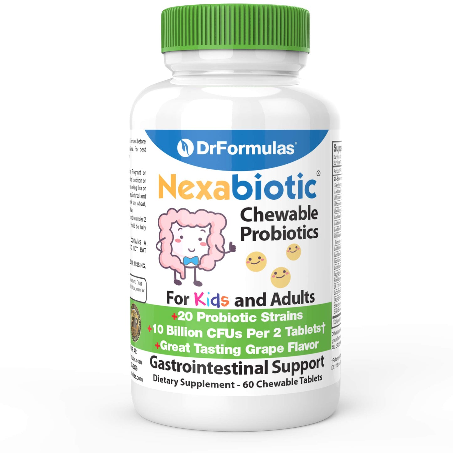 DrFormulas Probiotics for Kids & Adults Chewable 60 Chews