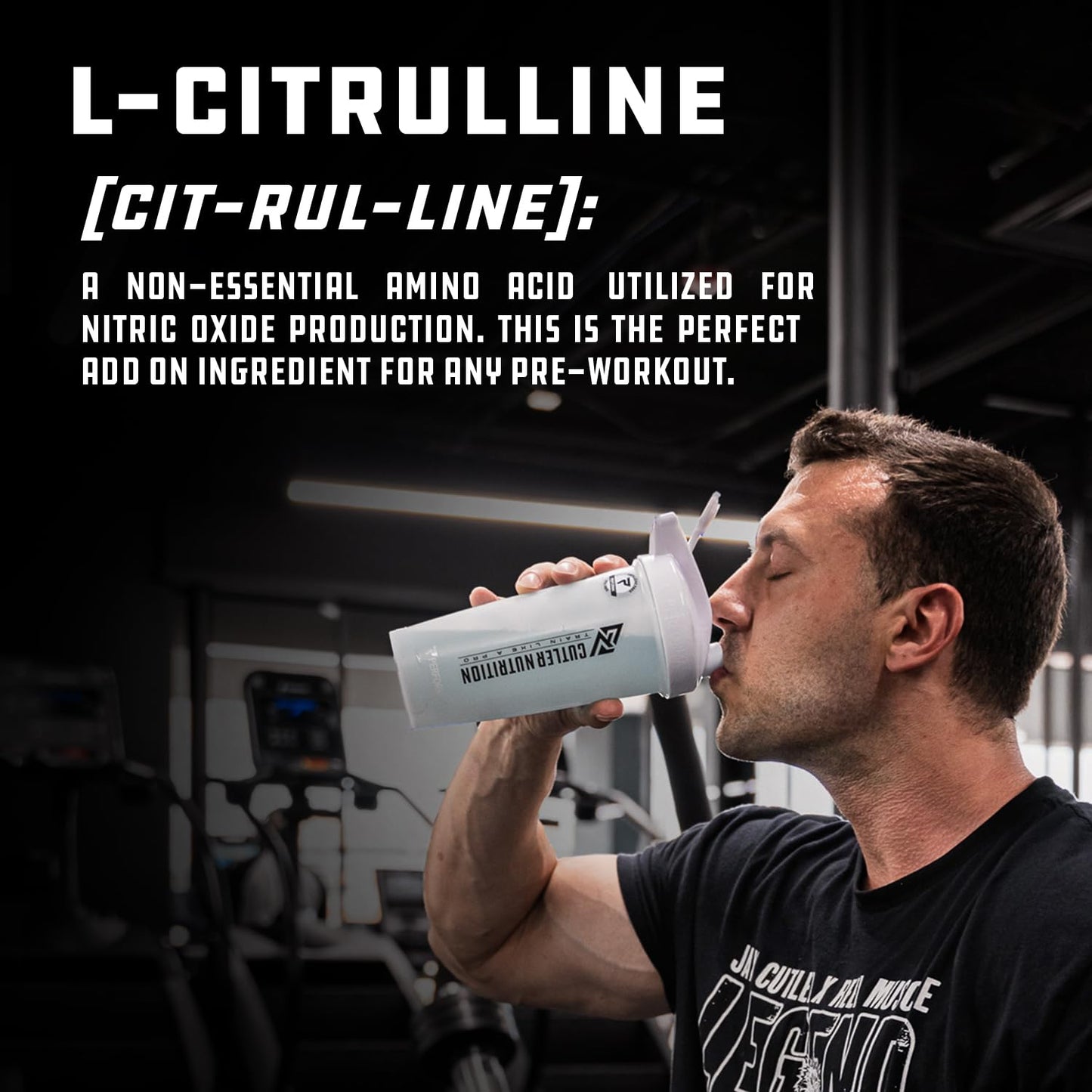 Cutler Nutrition Jay Essentials 100% Pure L-Citrulline Powder, Unflavored, 7.05 oz
