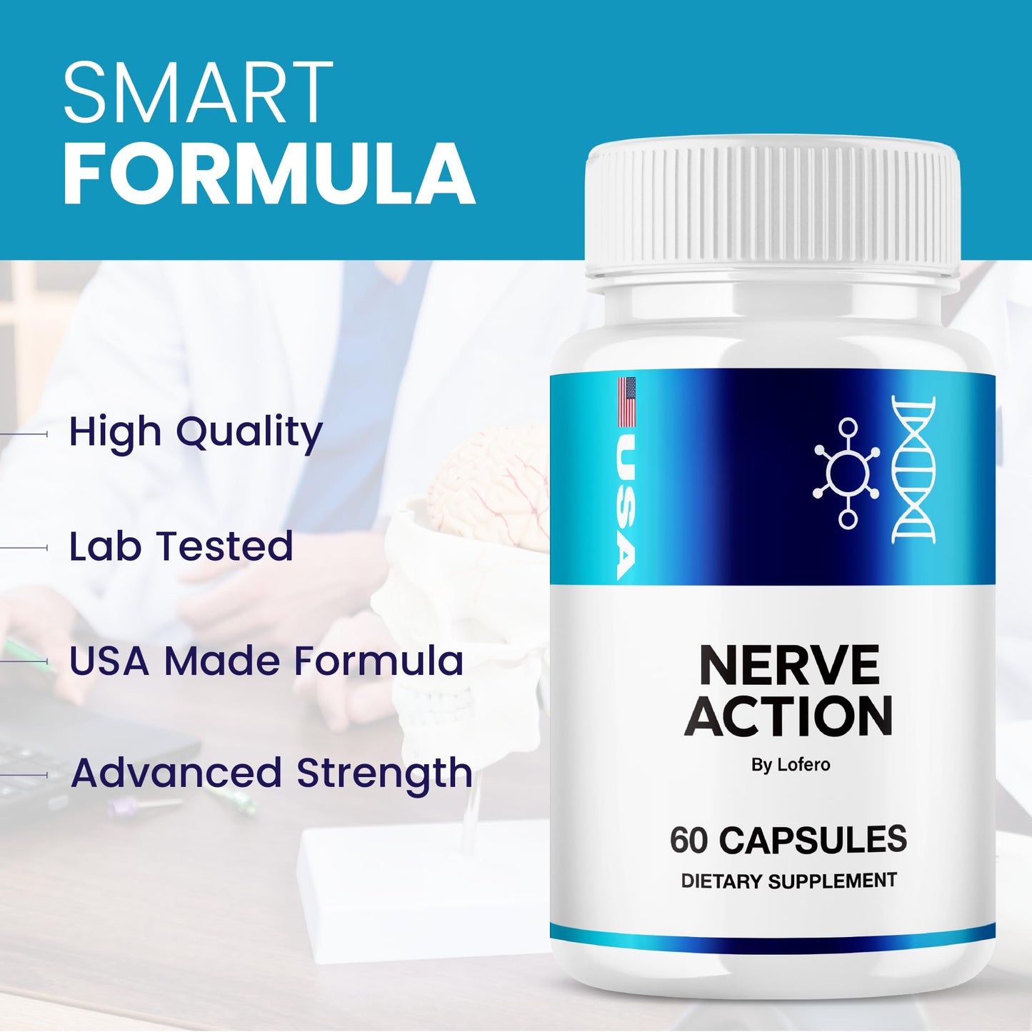Lofero Nerve Action Capsules 180 Capsules