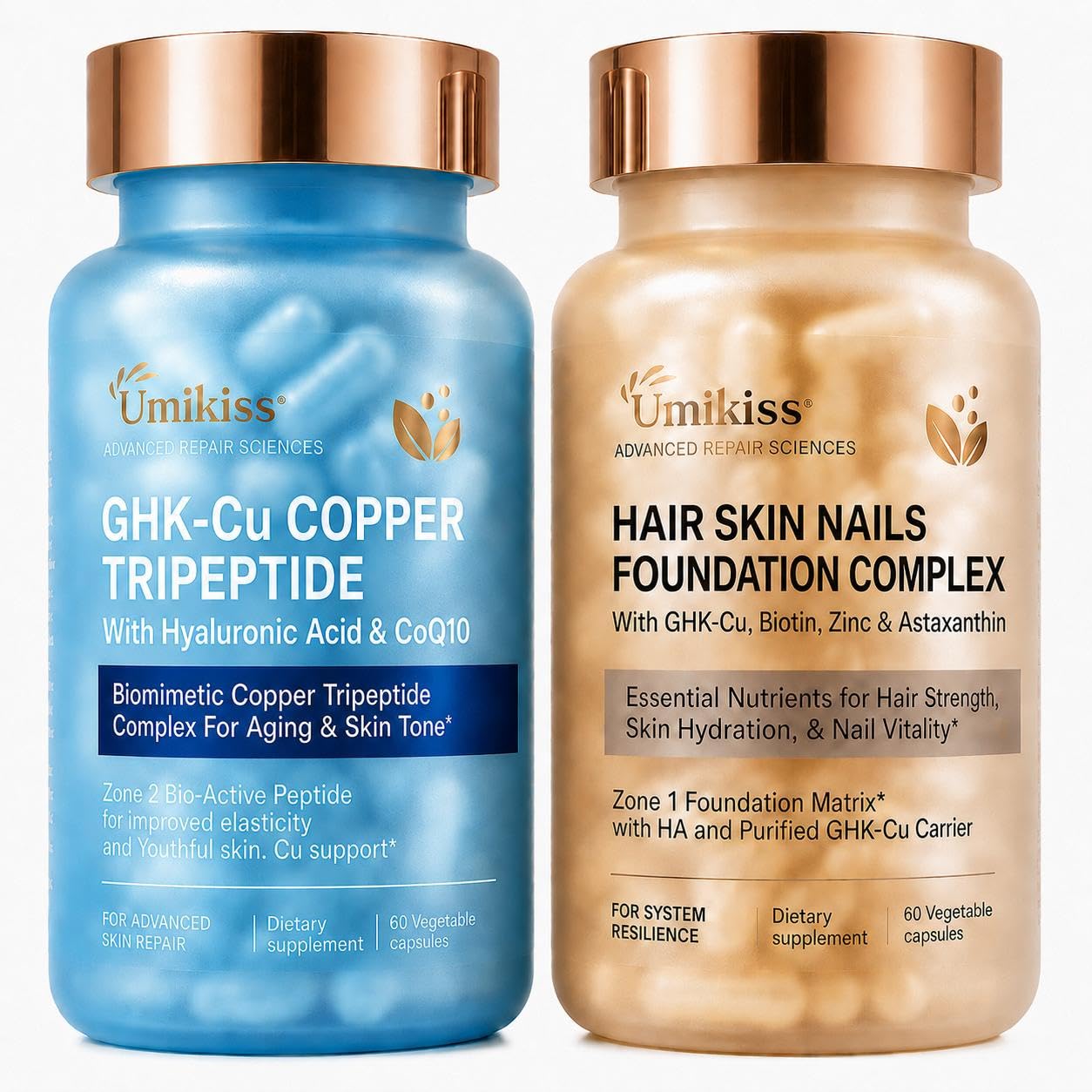 Umikiss GHK-Cu Peptide Supplement for Women 120 Capsules