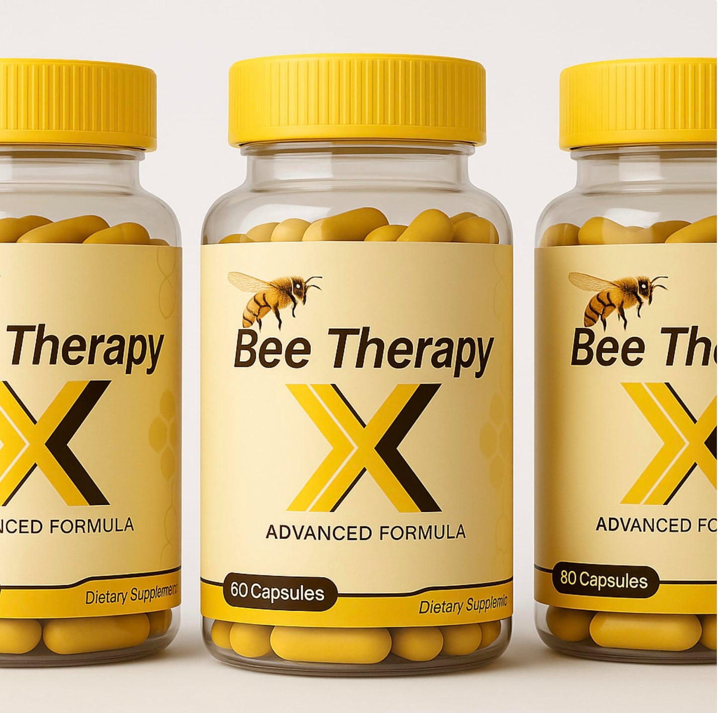Generic Bee Therapy X Venom Dietary Supplement - Glucosamine Turmeric Blend, Improves Joint Health, Mobility and Comfort Supplement - Extra Strength Capsule - Natural Health Complex, 180 Capsules