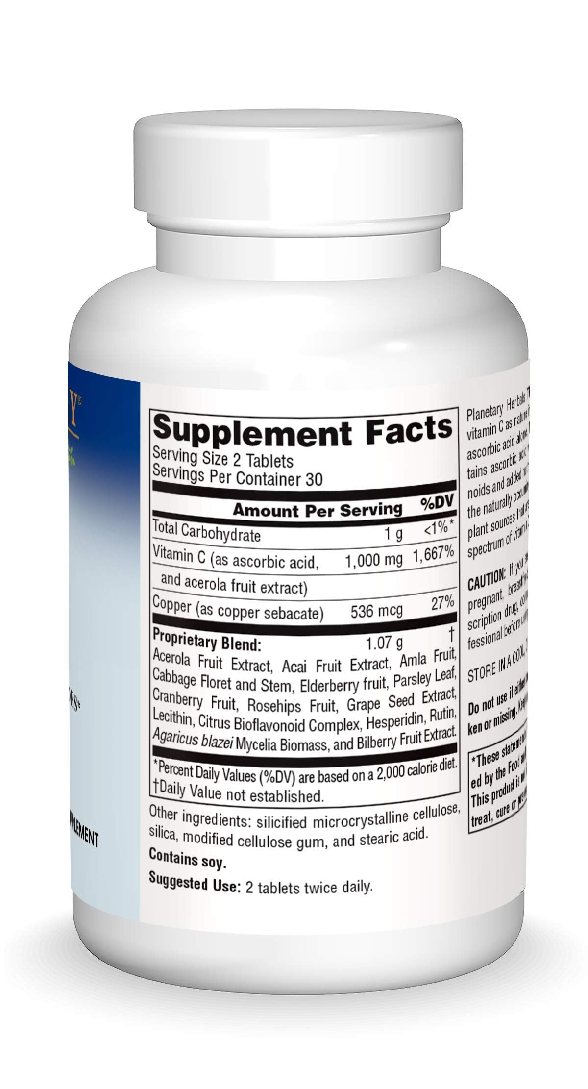 Planetary Herbals Positive Teens & Kids 435mg, Supports Emotional Well-Being, 120 Tablets