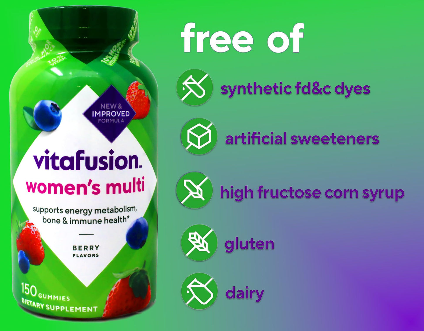 Vitafusion Women's Gummy Vitamins 600 Count