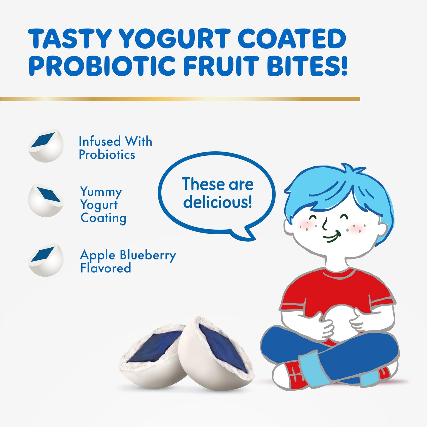 Align Probiotic Kids Yogurt Coated Probiotic Fruit Bites Capsule 105 Count