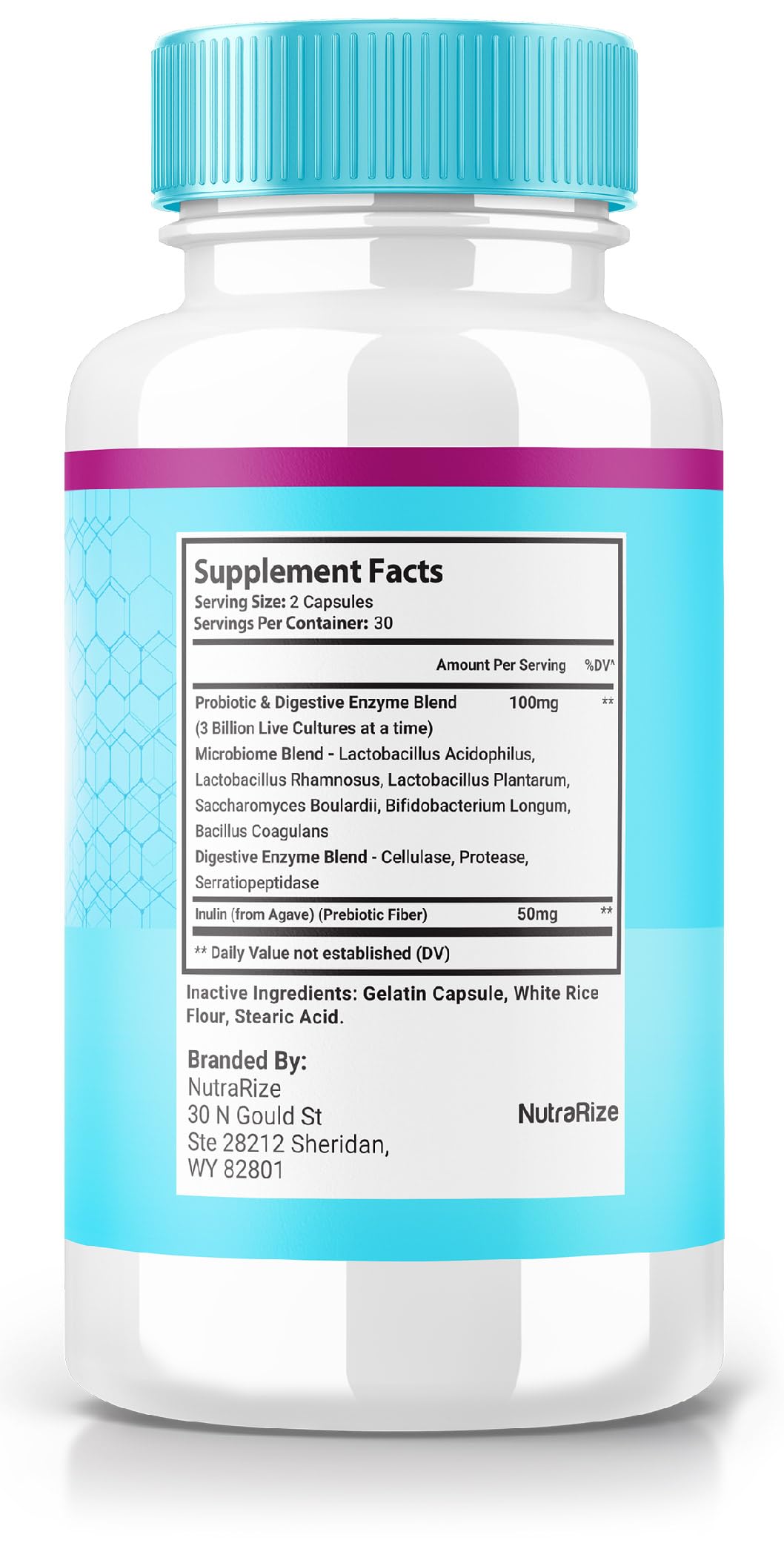 NutraRize Gut Vita Capsules 120 Capsules