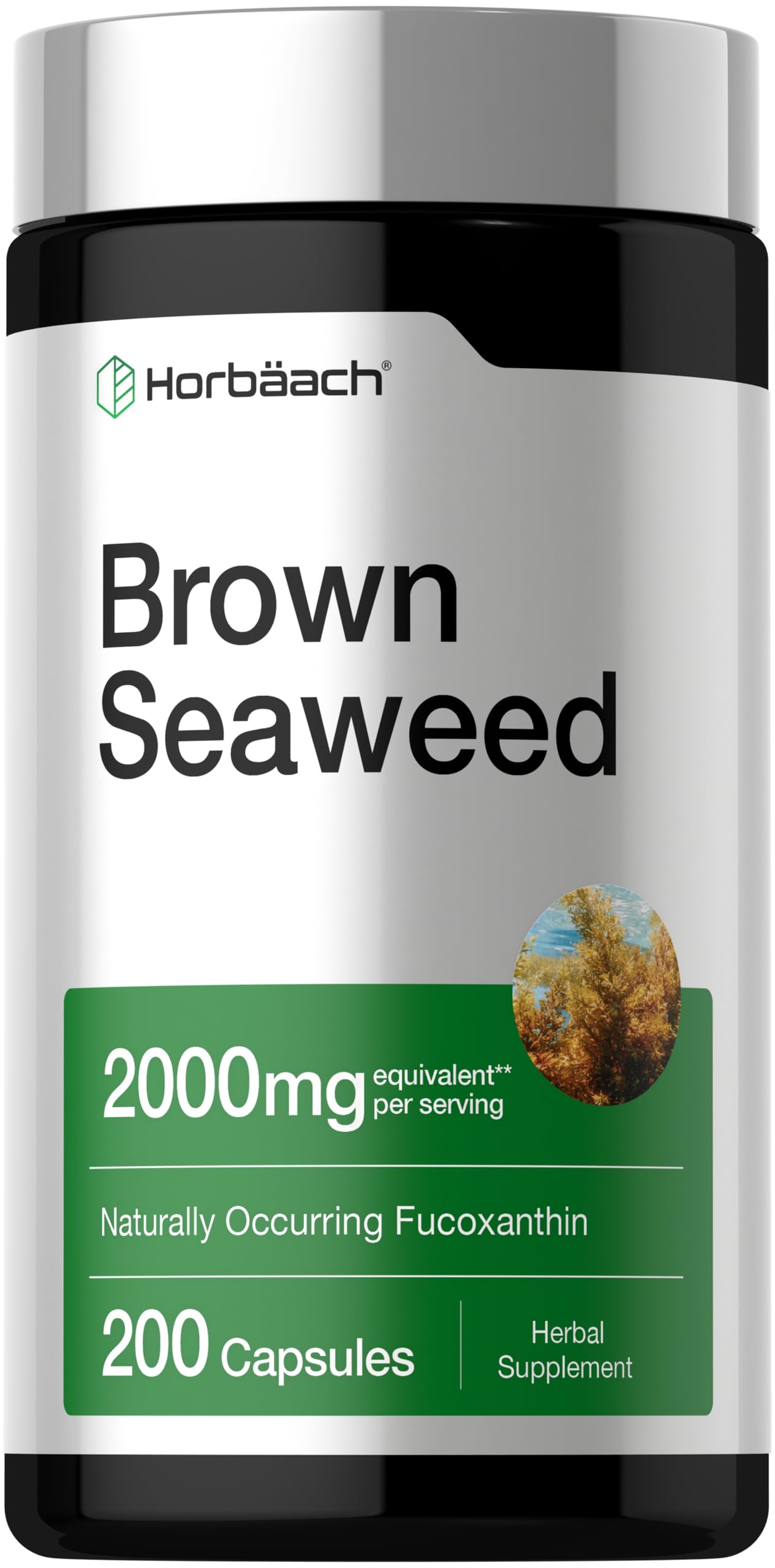 Horbäach Brown Seaweed Extract Capsules 200