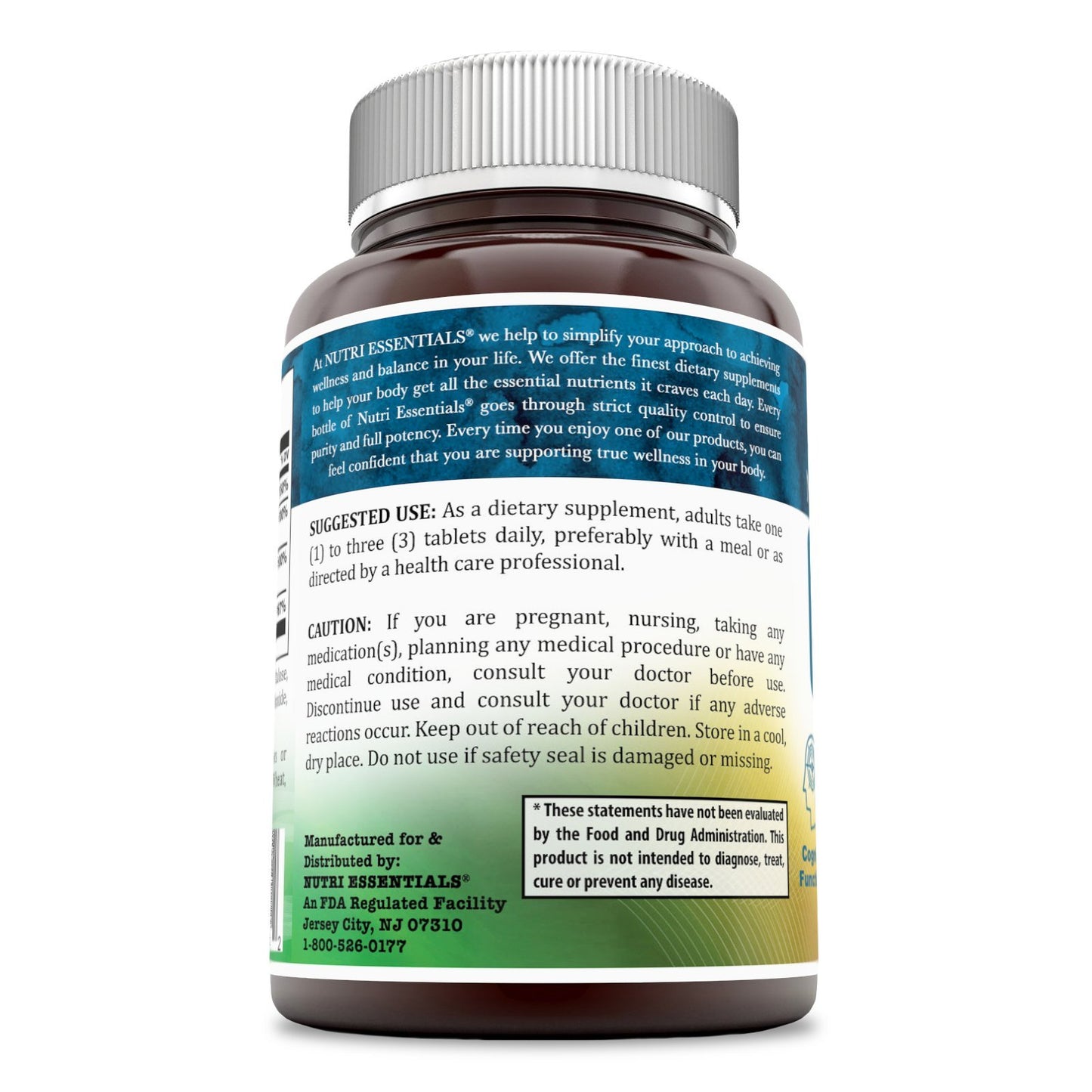 Nutri Essentials Calcium Magnesium Zinc + Vitamin D3 Tablets, 300 Count
