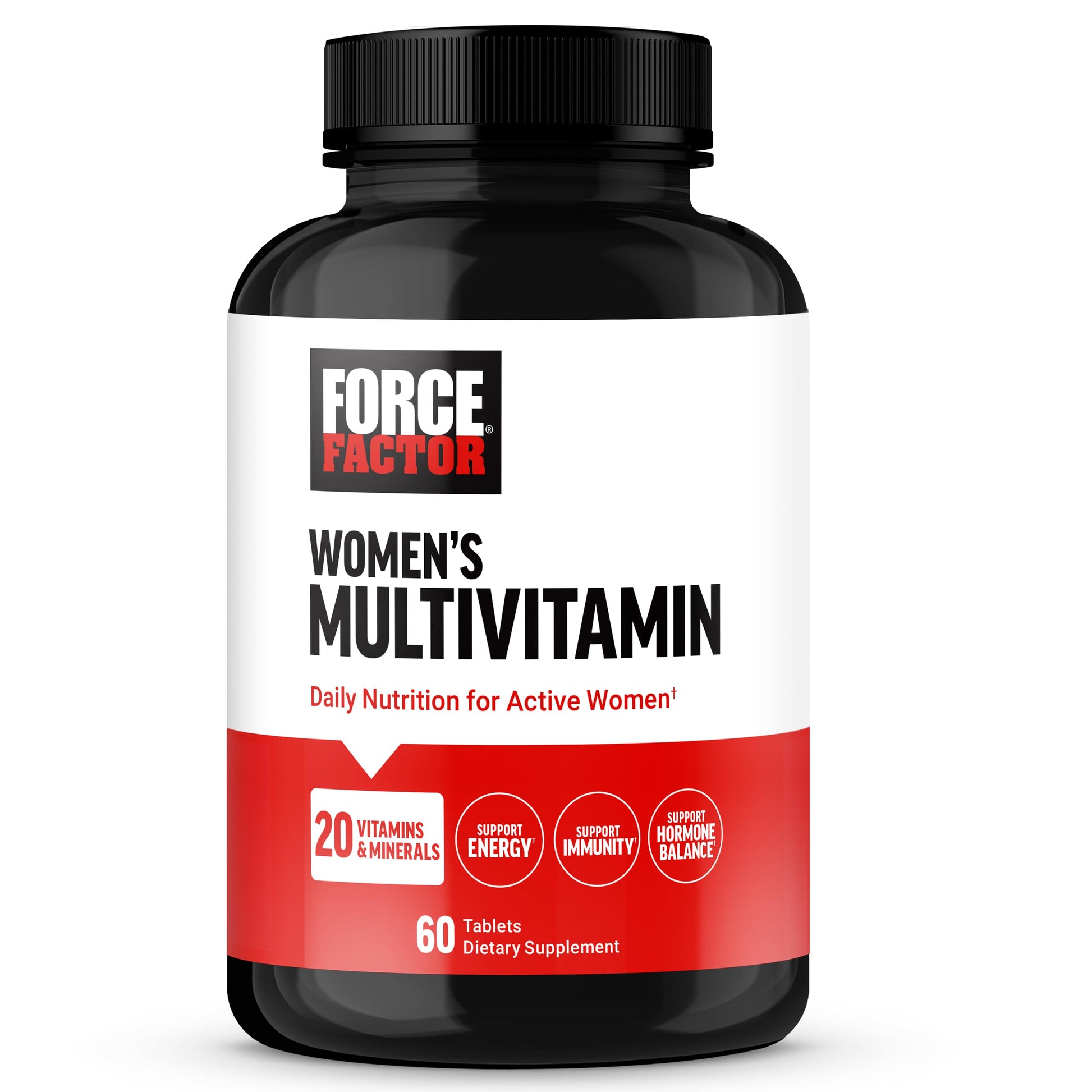 Force Factor Women's Multivitamin with 20 Vitamins & Minerals Tablet 60 Count
