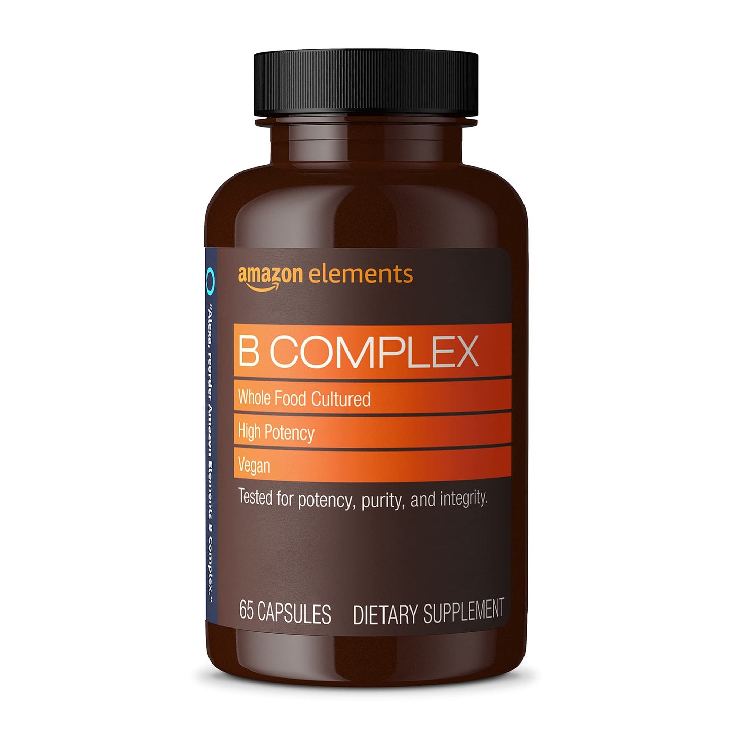 Amazon Elements B Complex Capsules, 65 Capsules