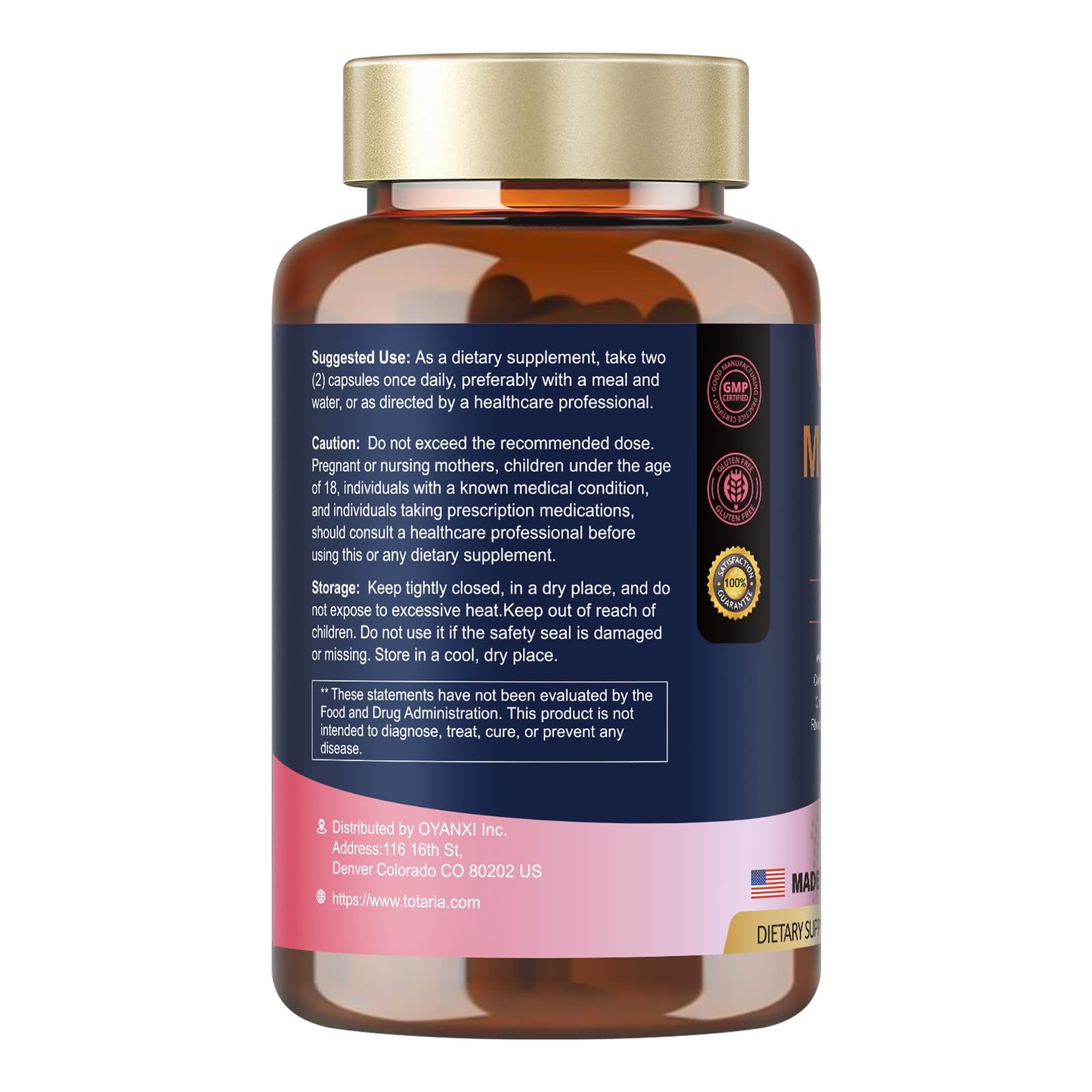 Totaria Menopause Capsules for Women, 180 Capsules