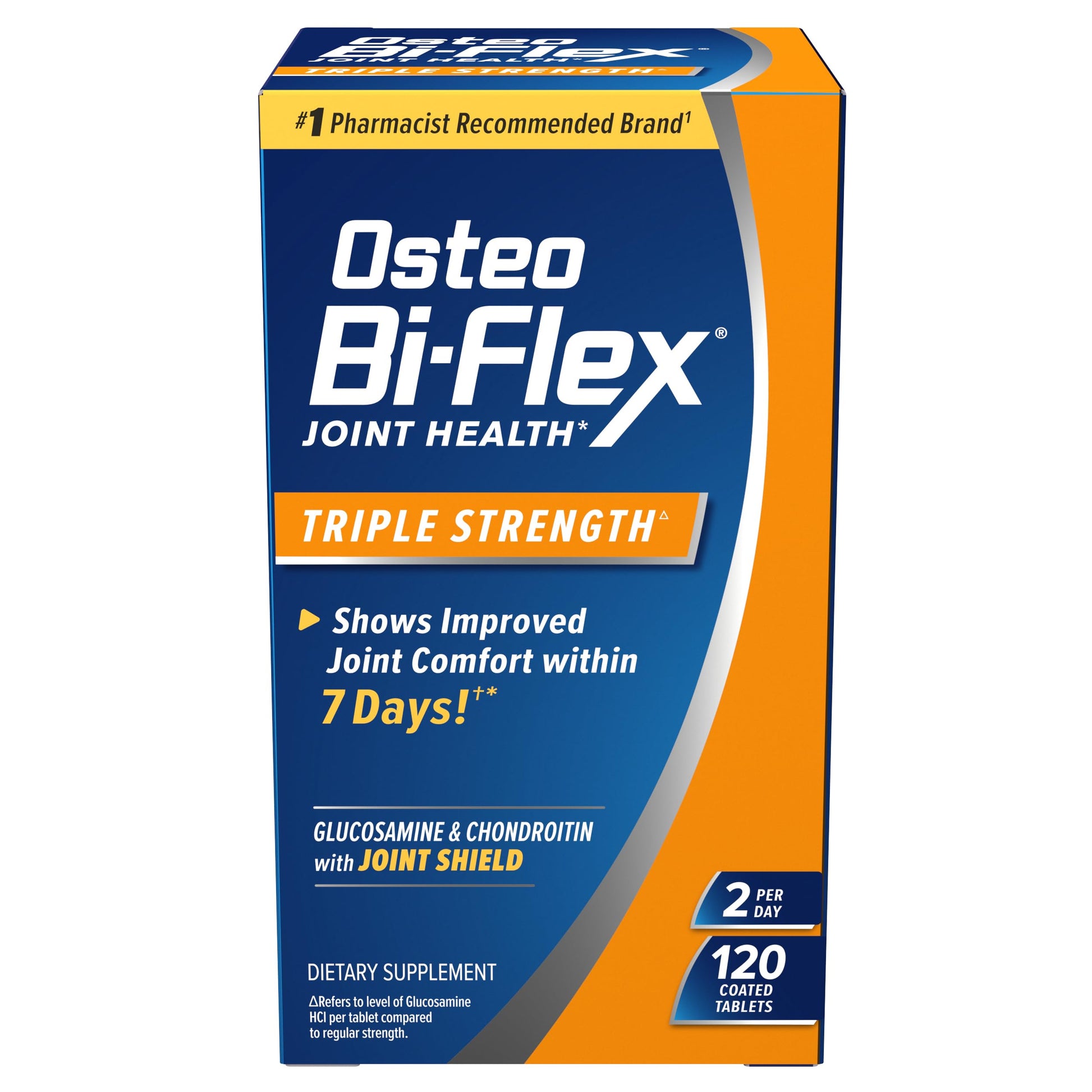 Osteo Bi-Flex Triple Strength Glucosamine Chondroitin Supplement Caplets, 120 Count