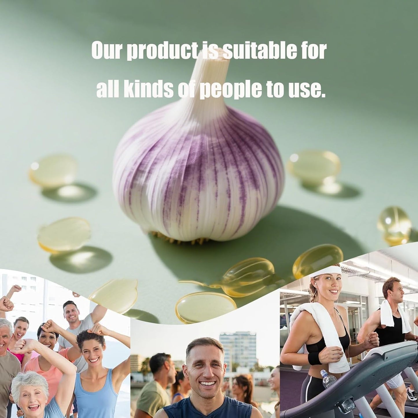 EILTEAU Aged Garlic Extract Odorless Softgels 180 Count