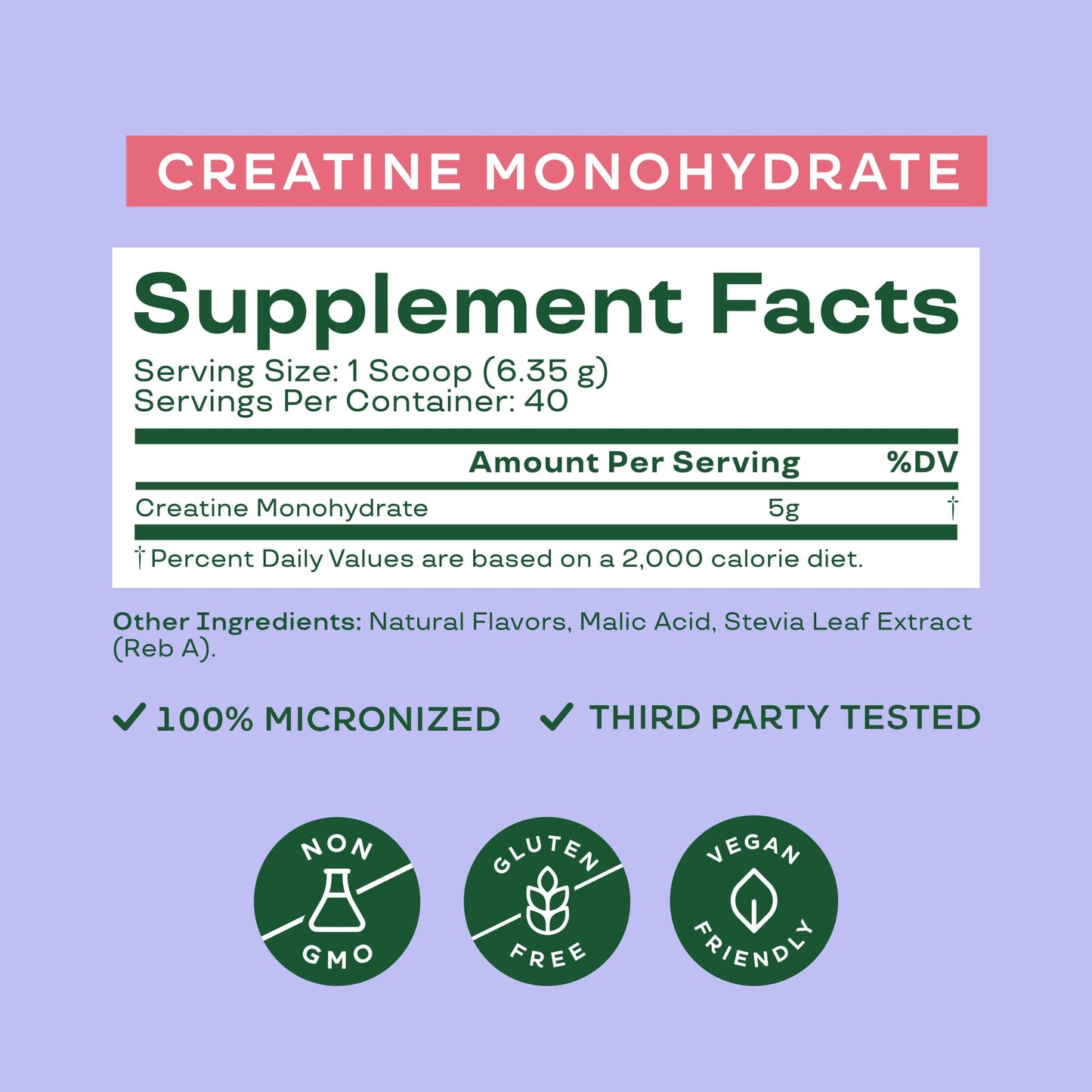 Bloom Nutrition Creatine Monohydrate Powder 9 oz