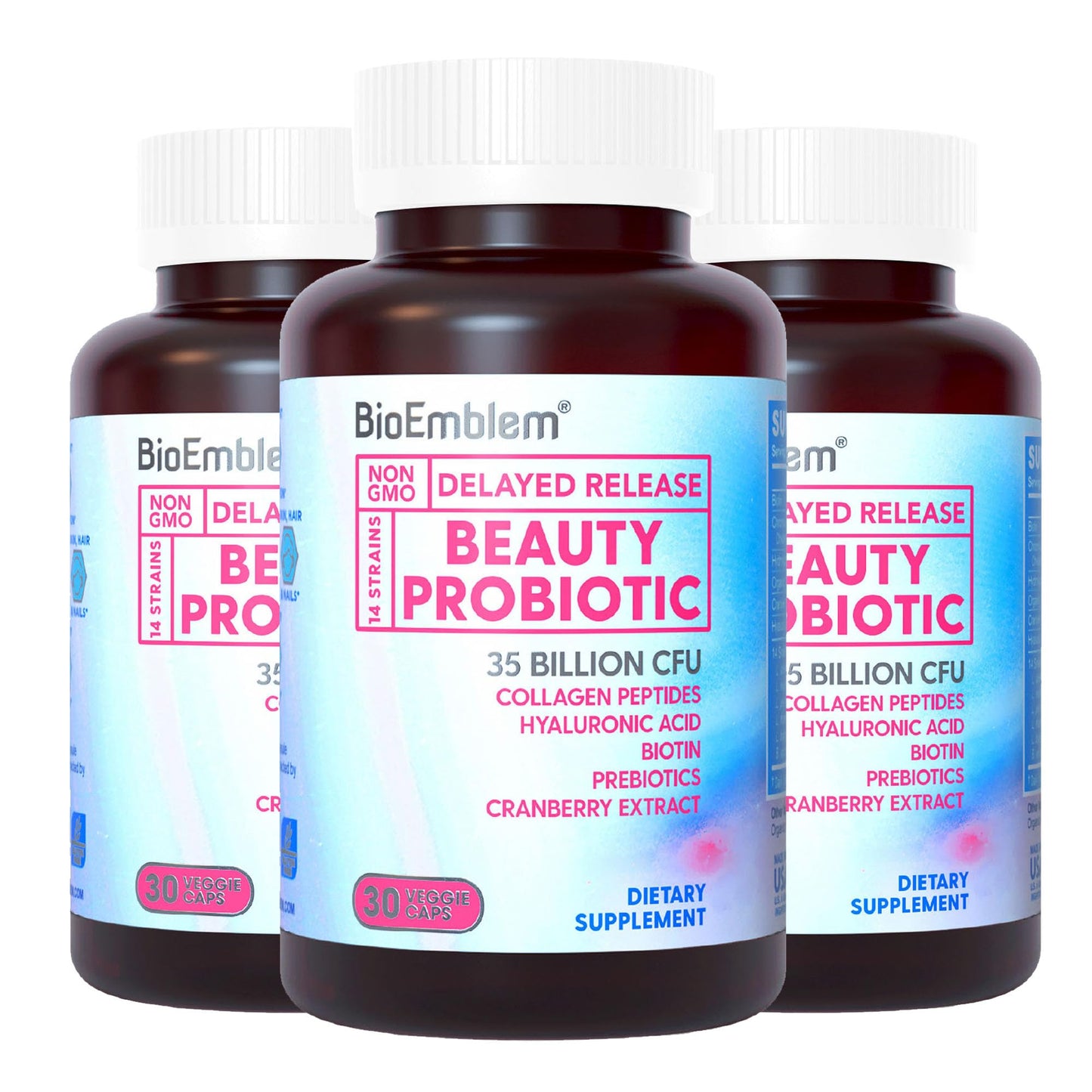BioEmblem Beauty Probiotics for Women Capsule, 90 Count