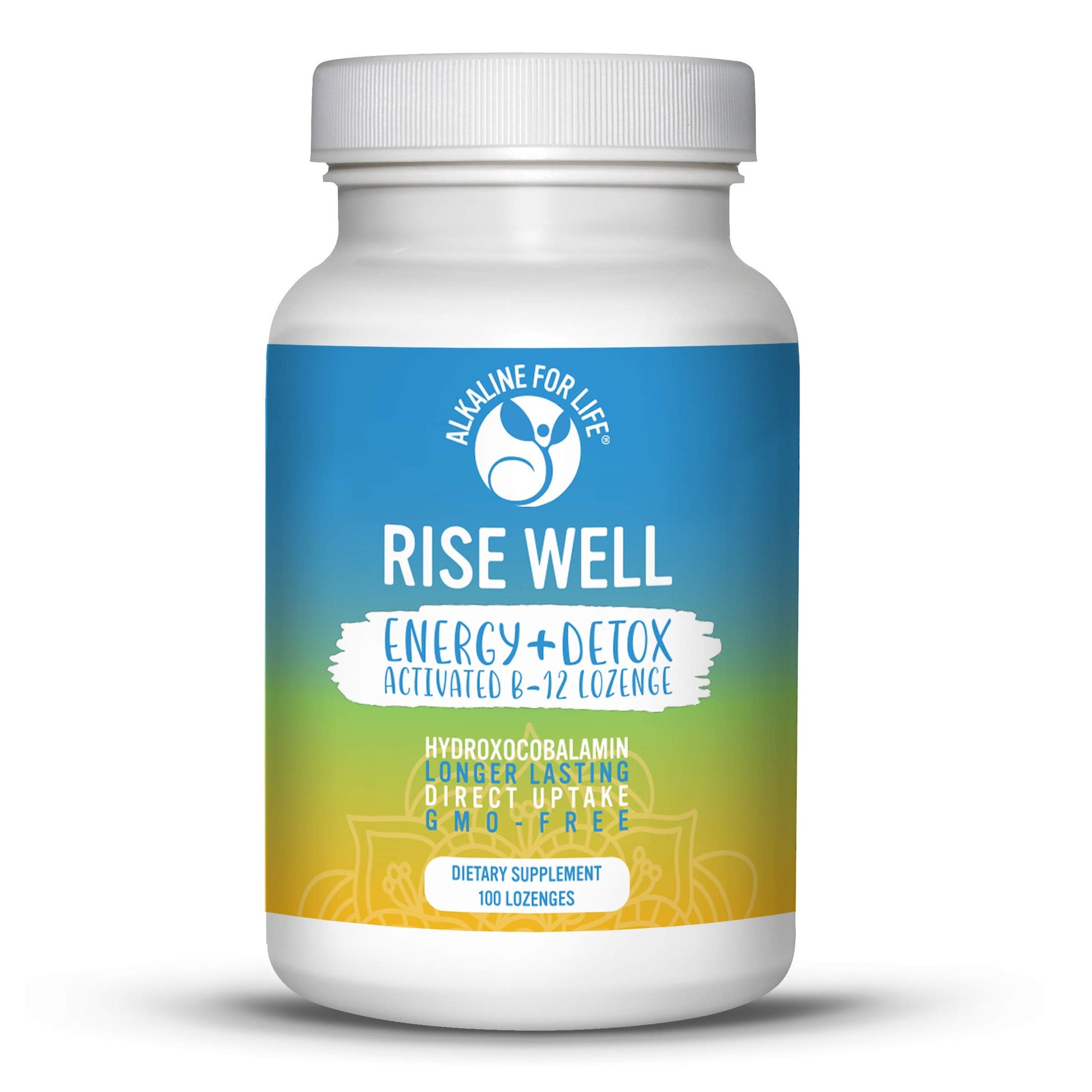 Alkaline for Life Rise Well Vitamin B12 Lozenge 2000 mcg, 100 Count