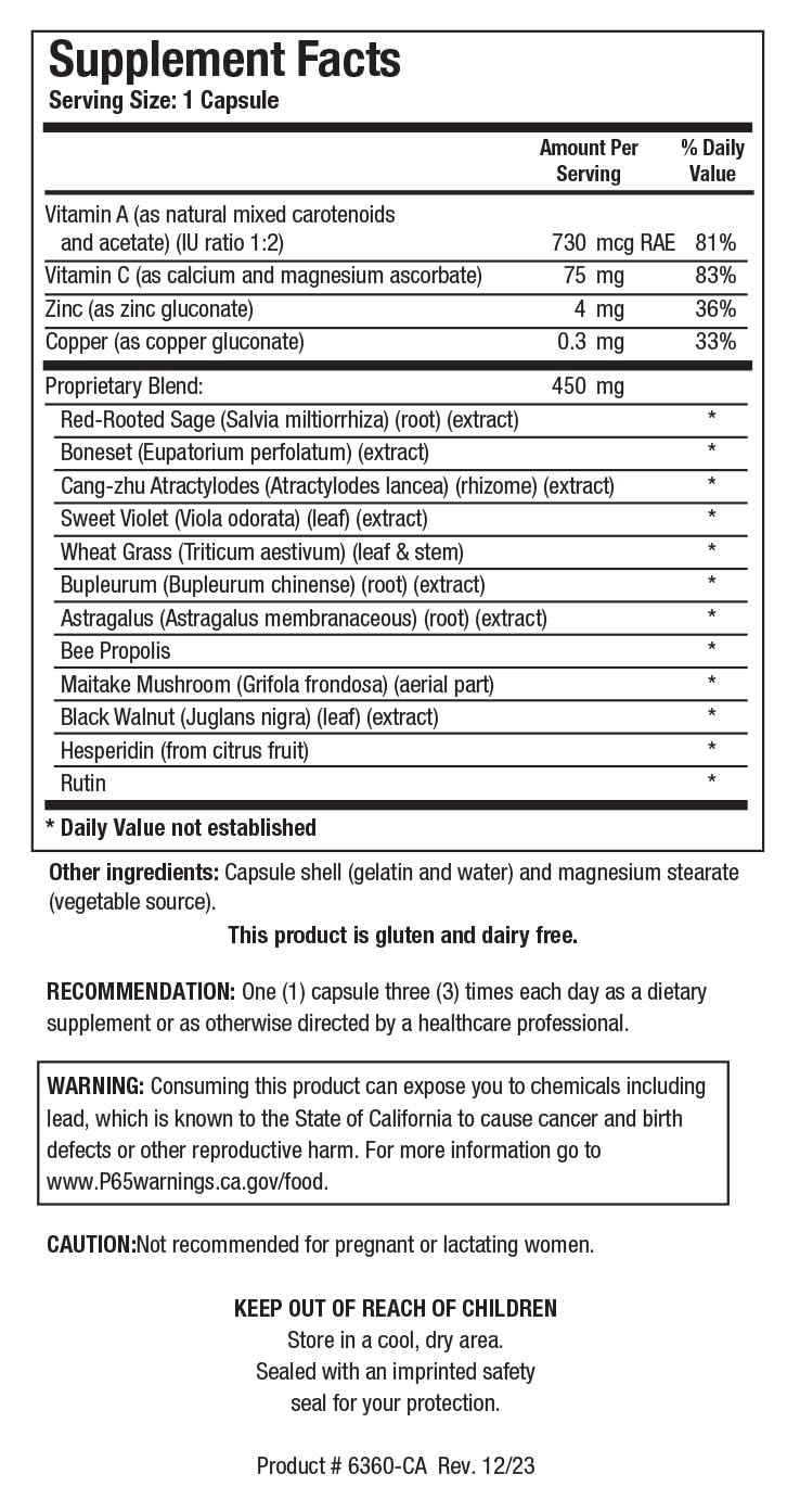 BIOTICS RESEARCH UltraVir-X Capsule, 90 Count