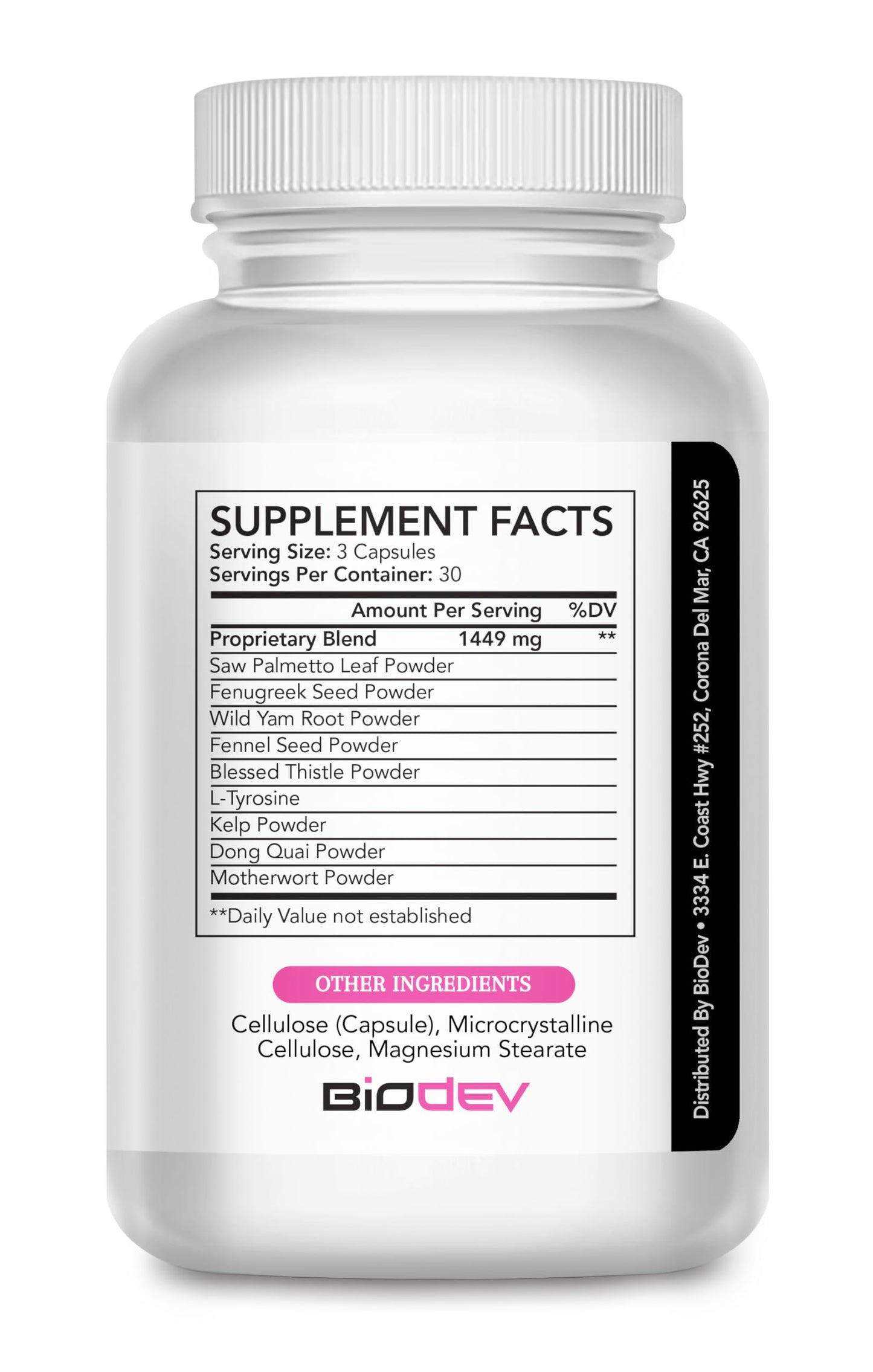 BIODEV Fasst Butt Enhancement Pills for Women Capsule 1 Count
