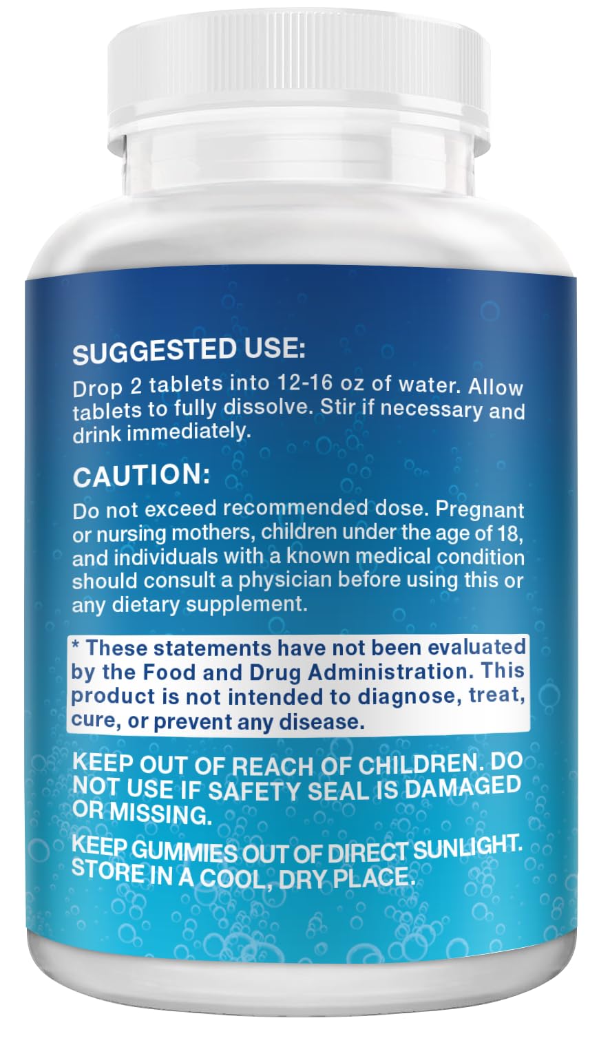 WRAERC H2 Molecular Hydrogen - Supports Healthy Aging A032 Tablets, 120 Count