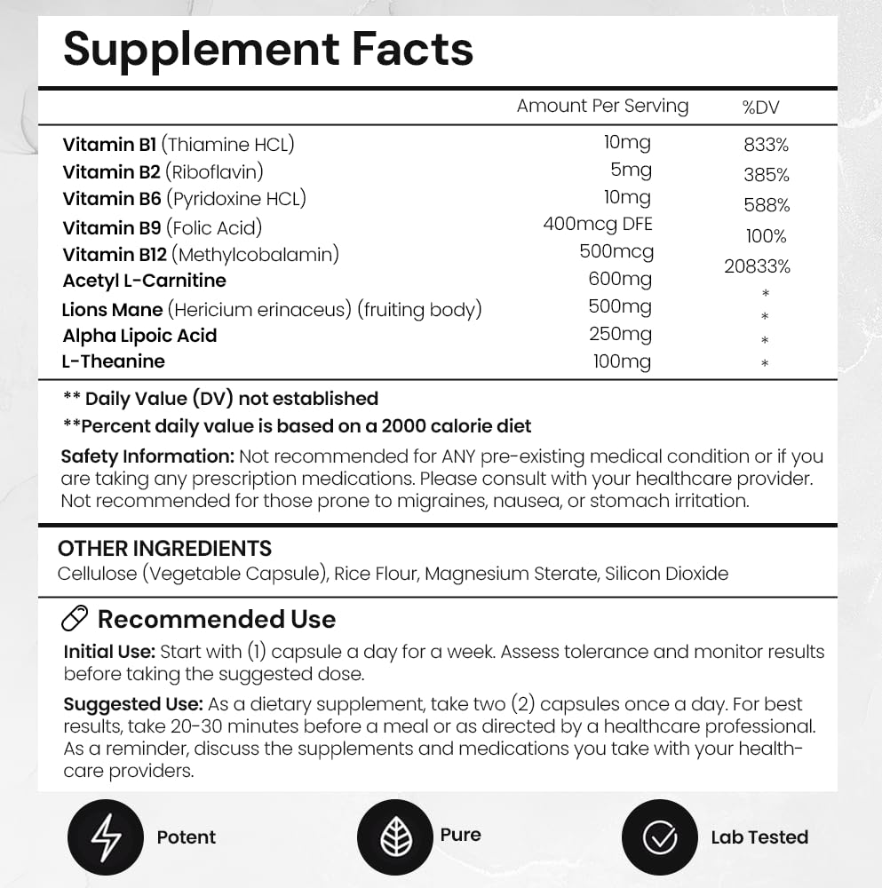 ACEWORKZ Elite Brain Capsule 60 Capsules