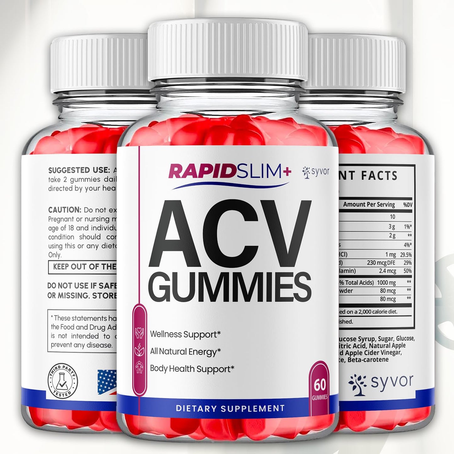 Syvor Rapidslim ACV 120 Gummies