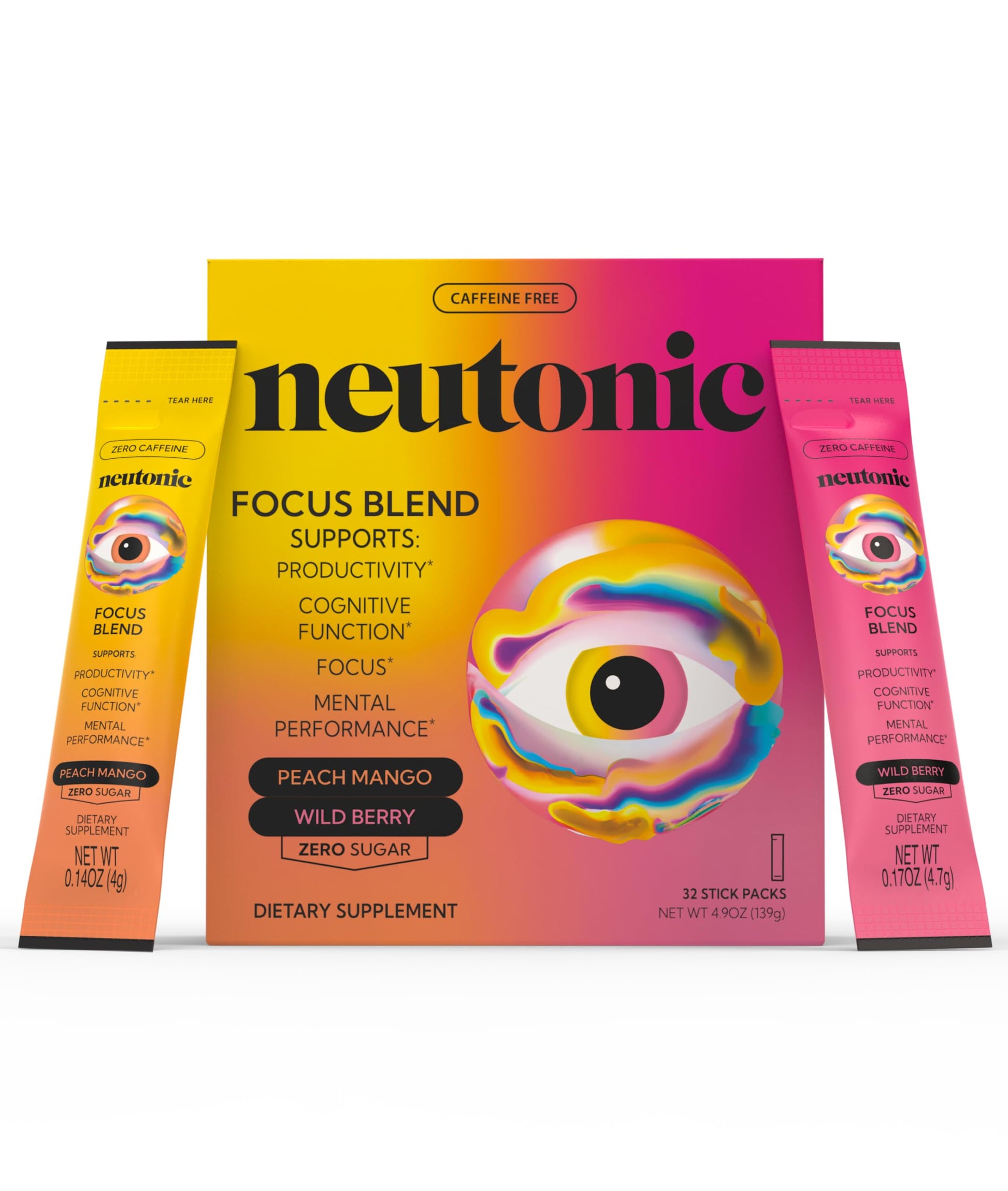 Neutonic Nootropic Focus Blend Powder Box of 32