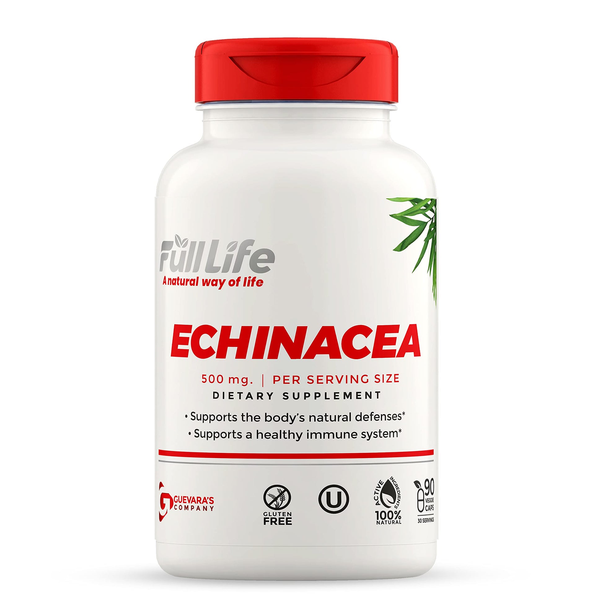 Full Life Echinacea Purpurea Capsules 90 Veggie Capsules