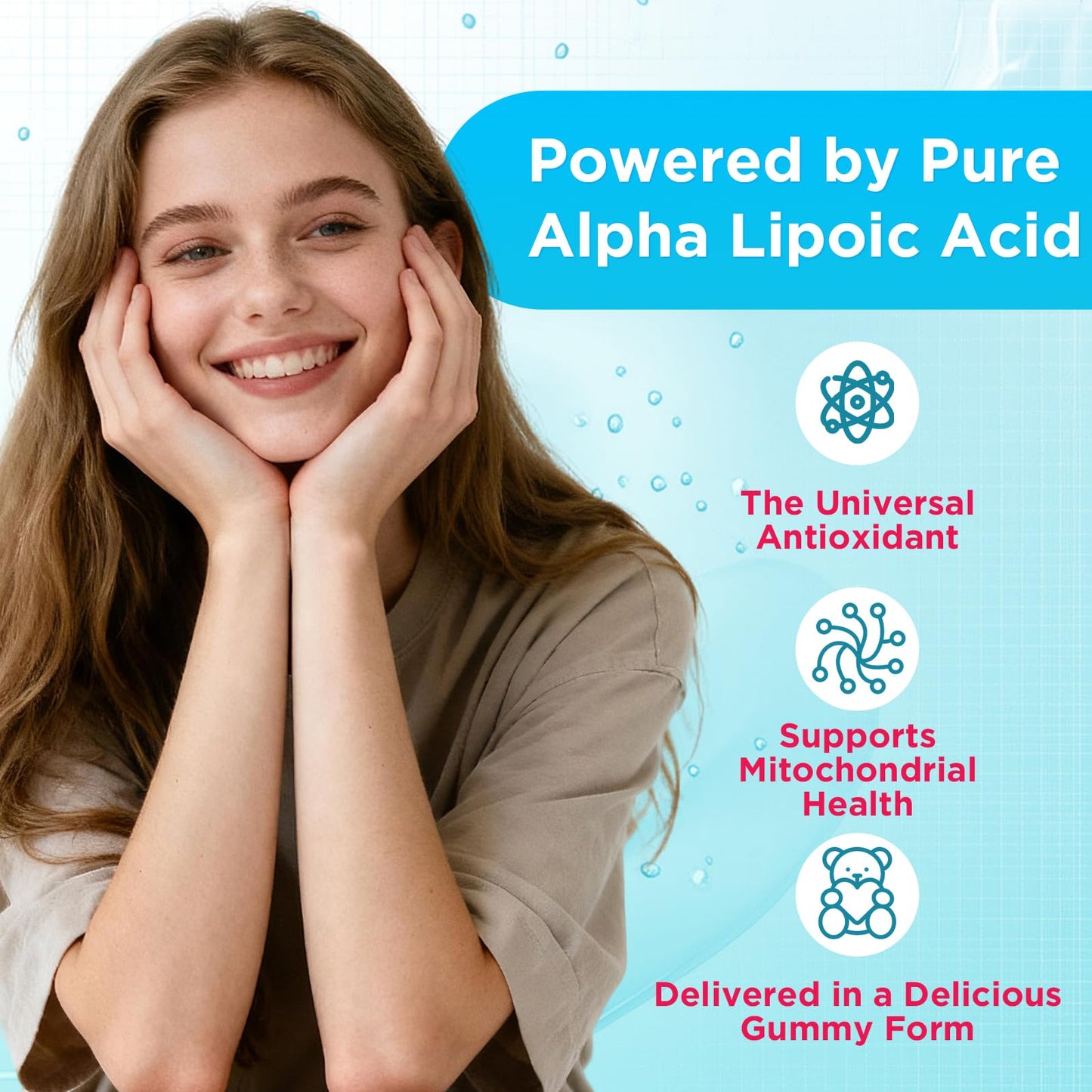 MEENCCD Alpha Lipoic Acid Gummies 600mg, 60 Count