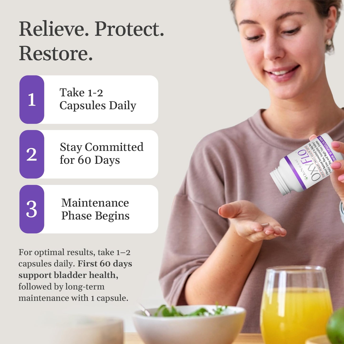 OxyNaturals OxyFlo Bladder Control Supplement Capsule 90 Count