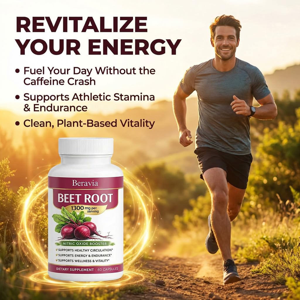 Skaal Beravia Organic Beet Root Capsules 60 Count