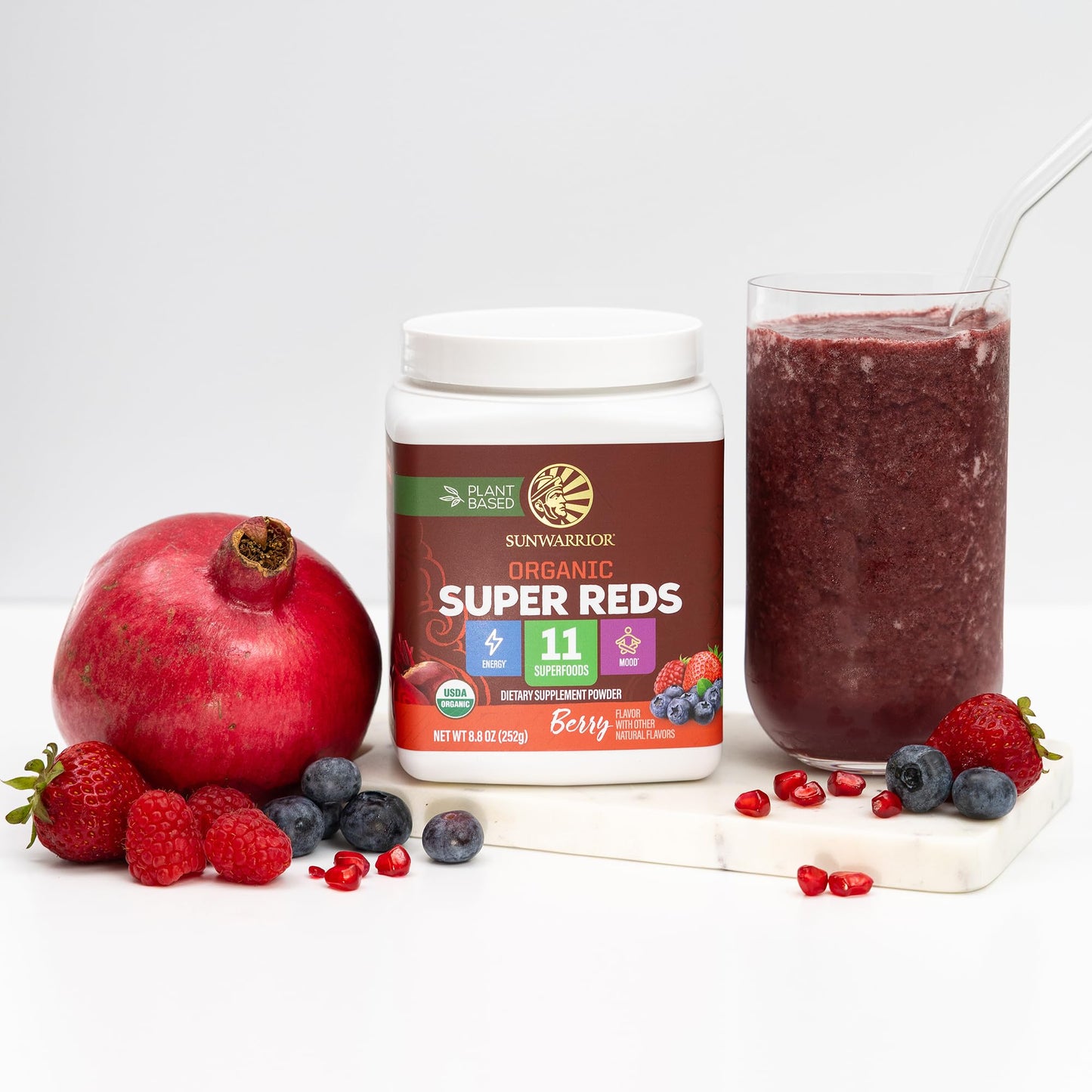 Sunwarrior Organic Super Reds Powder 1 oz