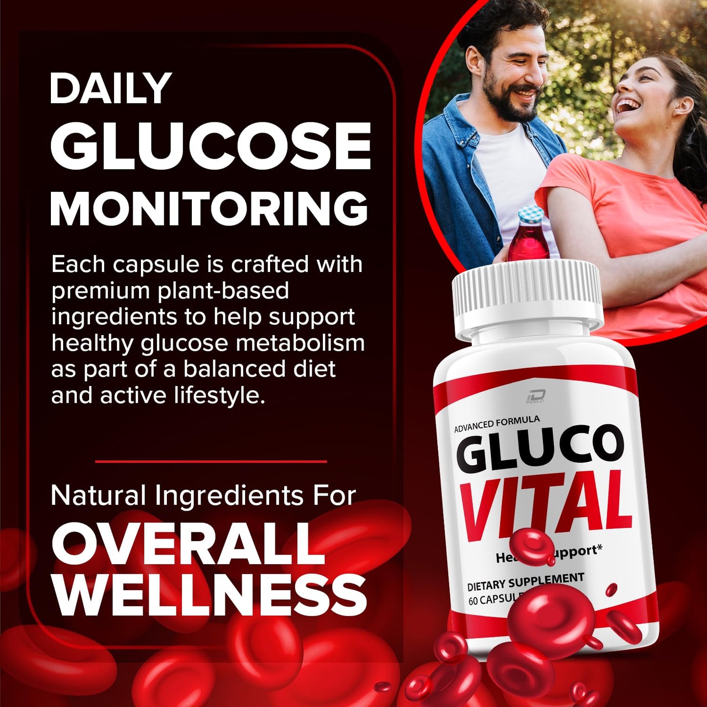 Indelo Gluco Vital Capsules 300 Capsules