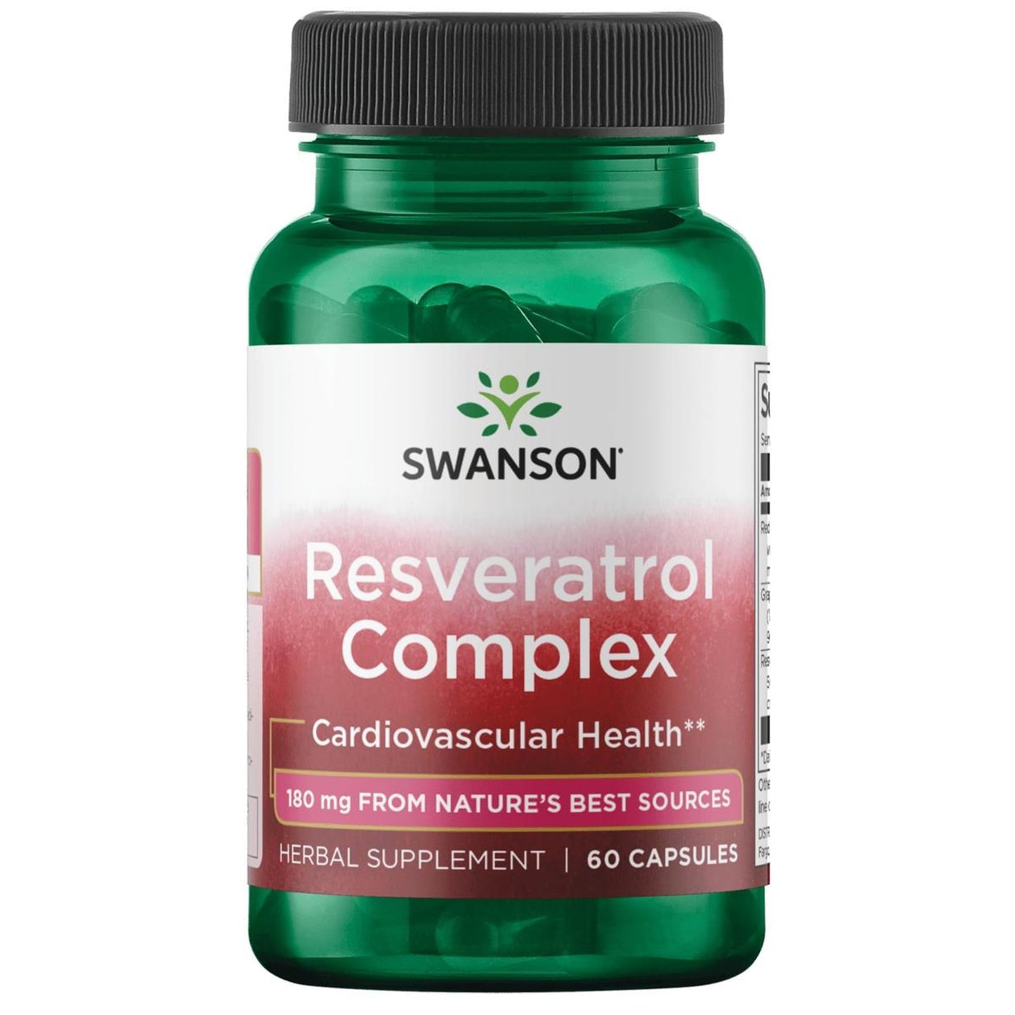 Swanson Resveratrol Complex Cardiovascular Formula 60 Capsules