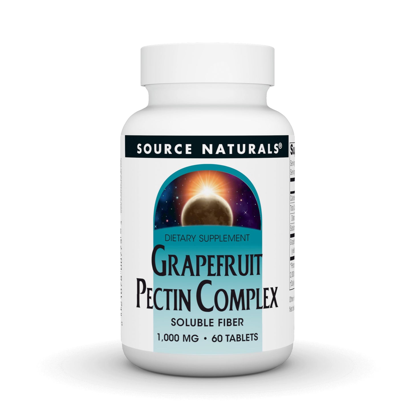 Source Naturals Grapefruit Pectin Complex 1000 mg, 60 Tablets