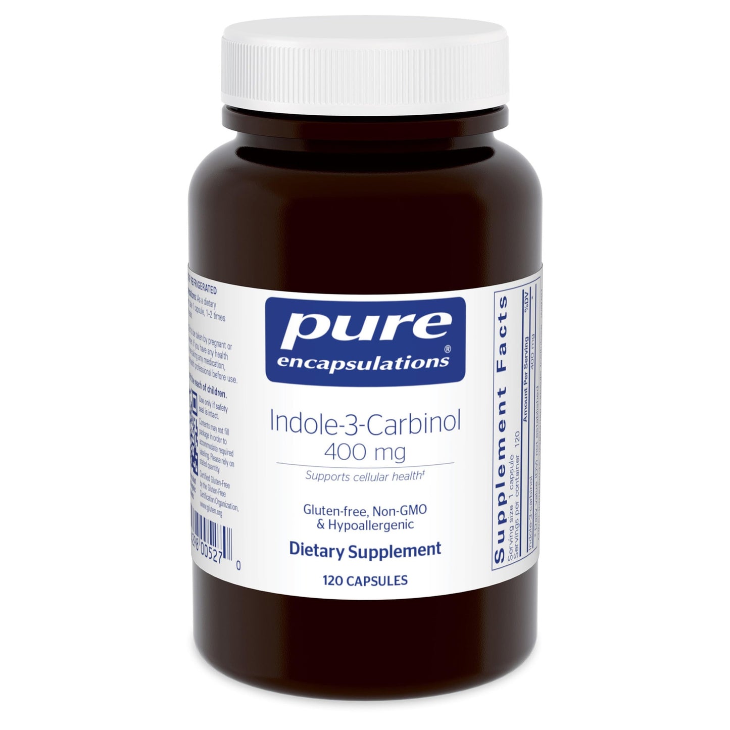 Pure Encapsulations Indole-3-Carbinol, 120 Capsules