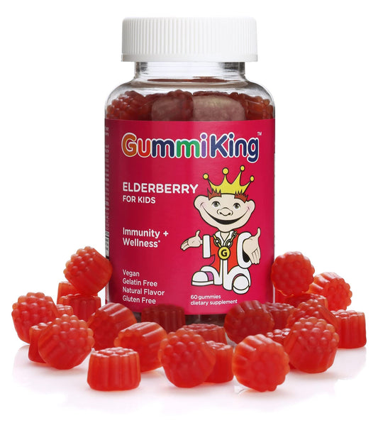 Gummi King Elderberry Gummi Gummy 60 Count