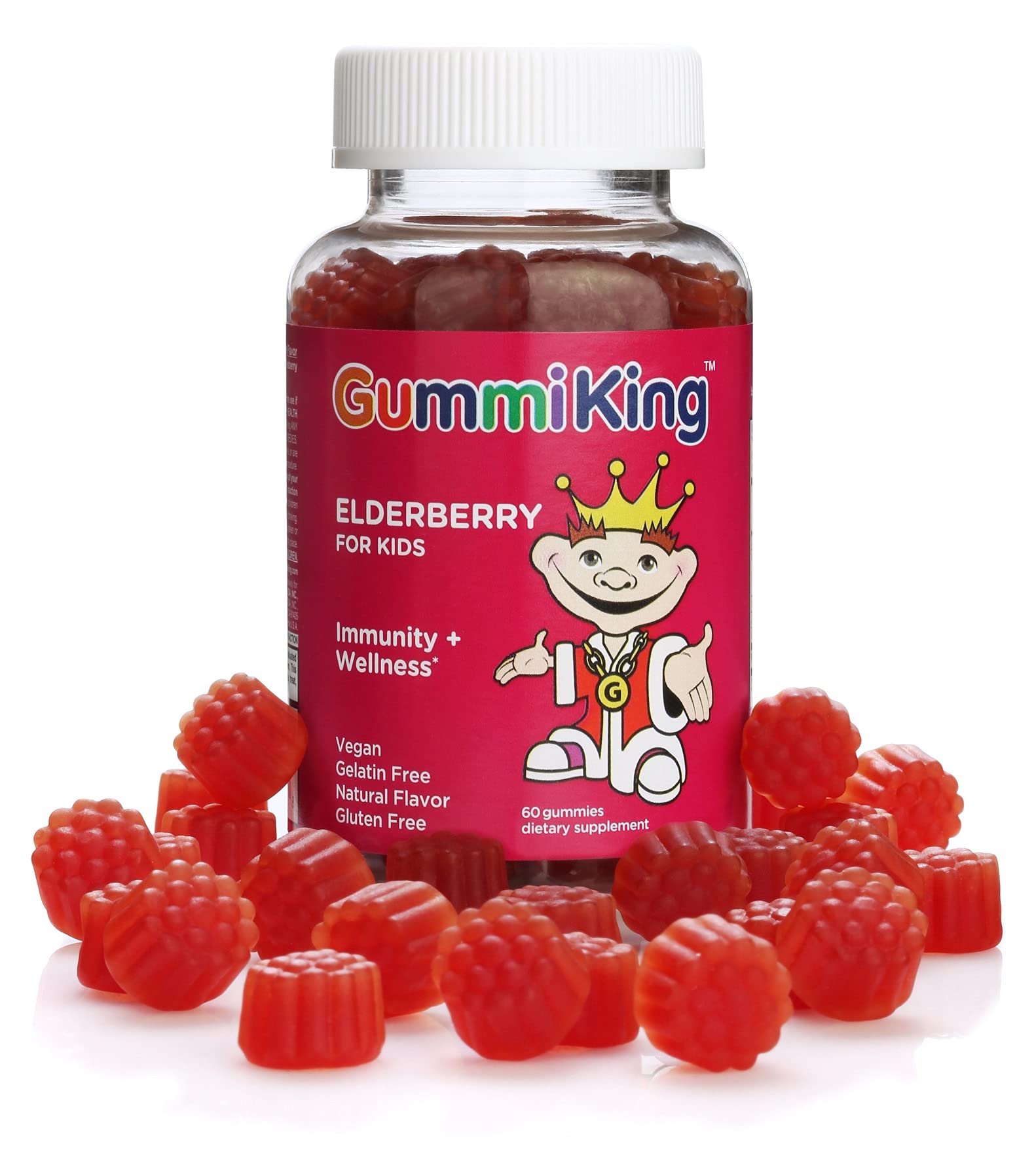 Gummi King Elderberry Gummy 60 Count